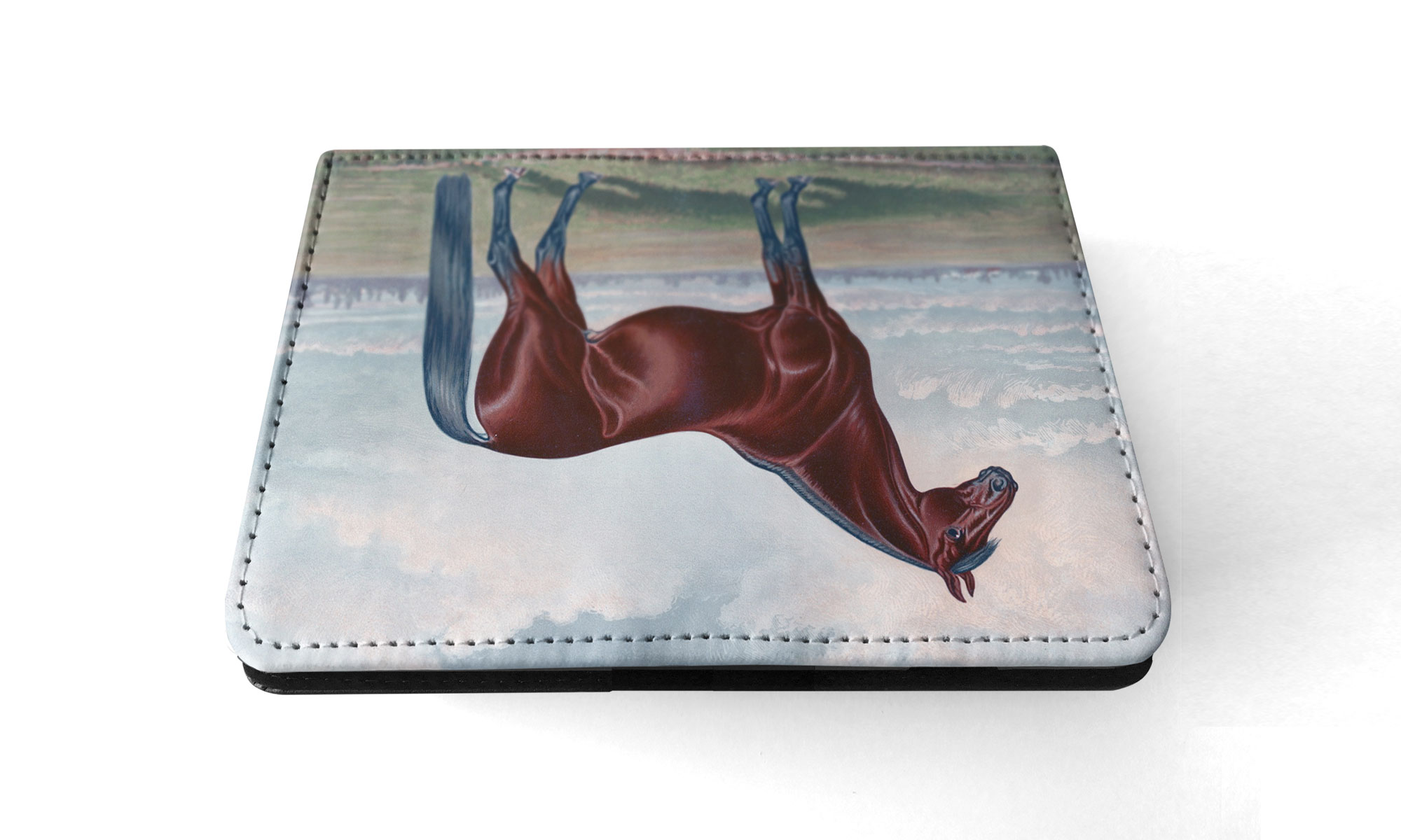 CASE COVER FOR APPLE IPAD|FUN CLASSIC BROWN HORSE - Picture 8 of 55