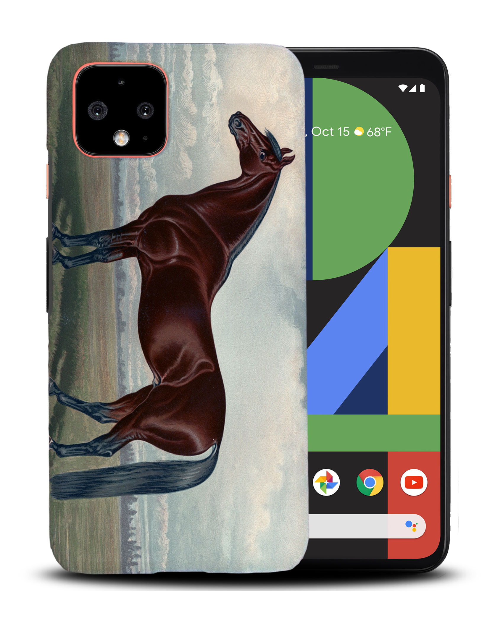 CASE COVER FOR GOOGLE PIXEL|FUN CLASSIC BROWN HORSE - Picture 4 of 11