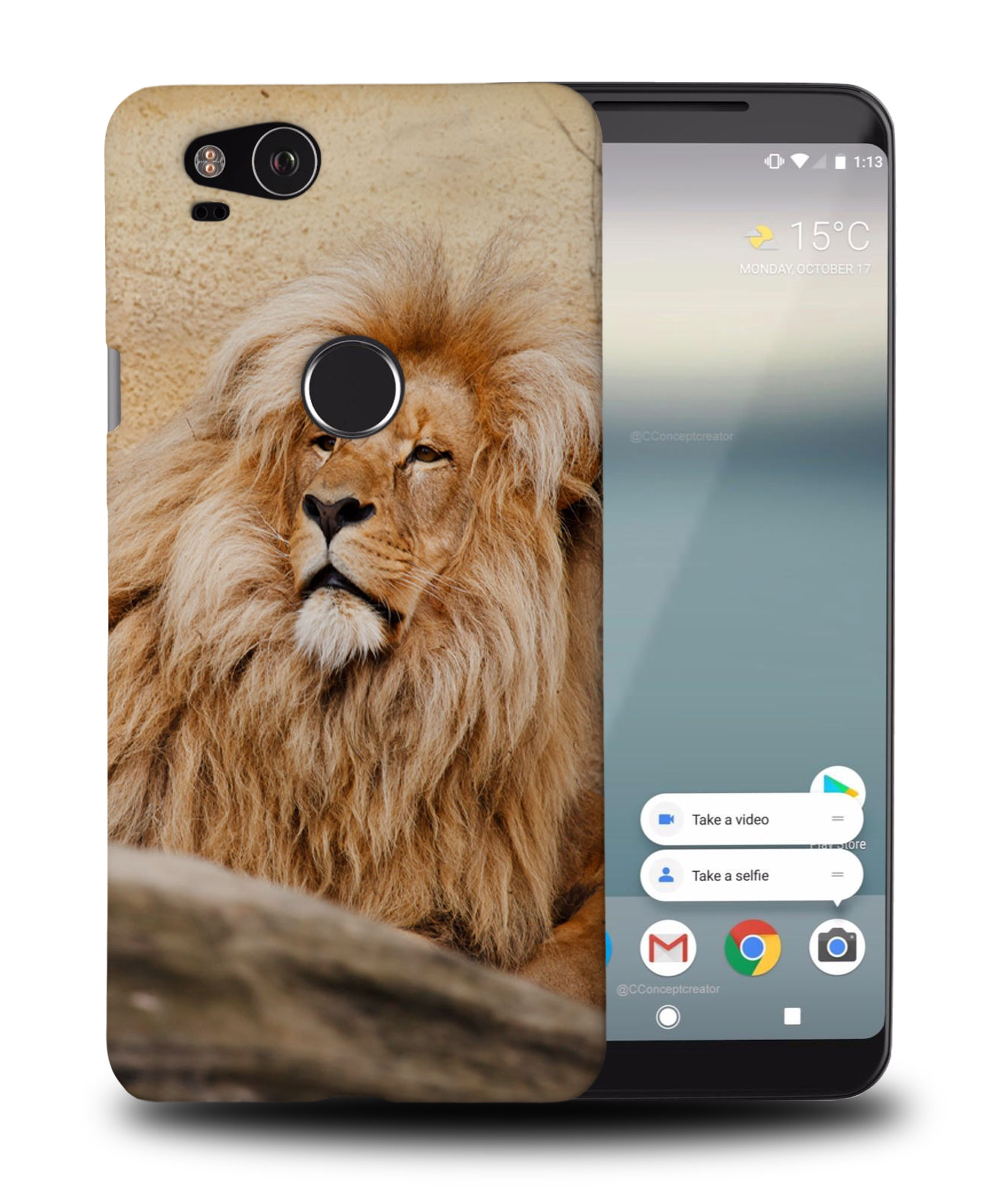 CASE COVER FOR GOOGLE PIXEL|FUN CLASSIC CUTE LION #2 - 第 9/11 張圖片