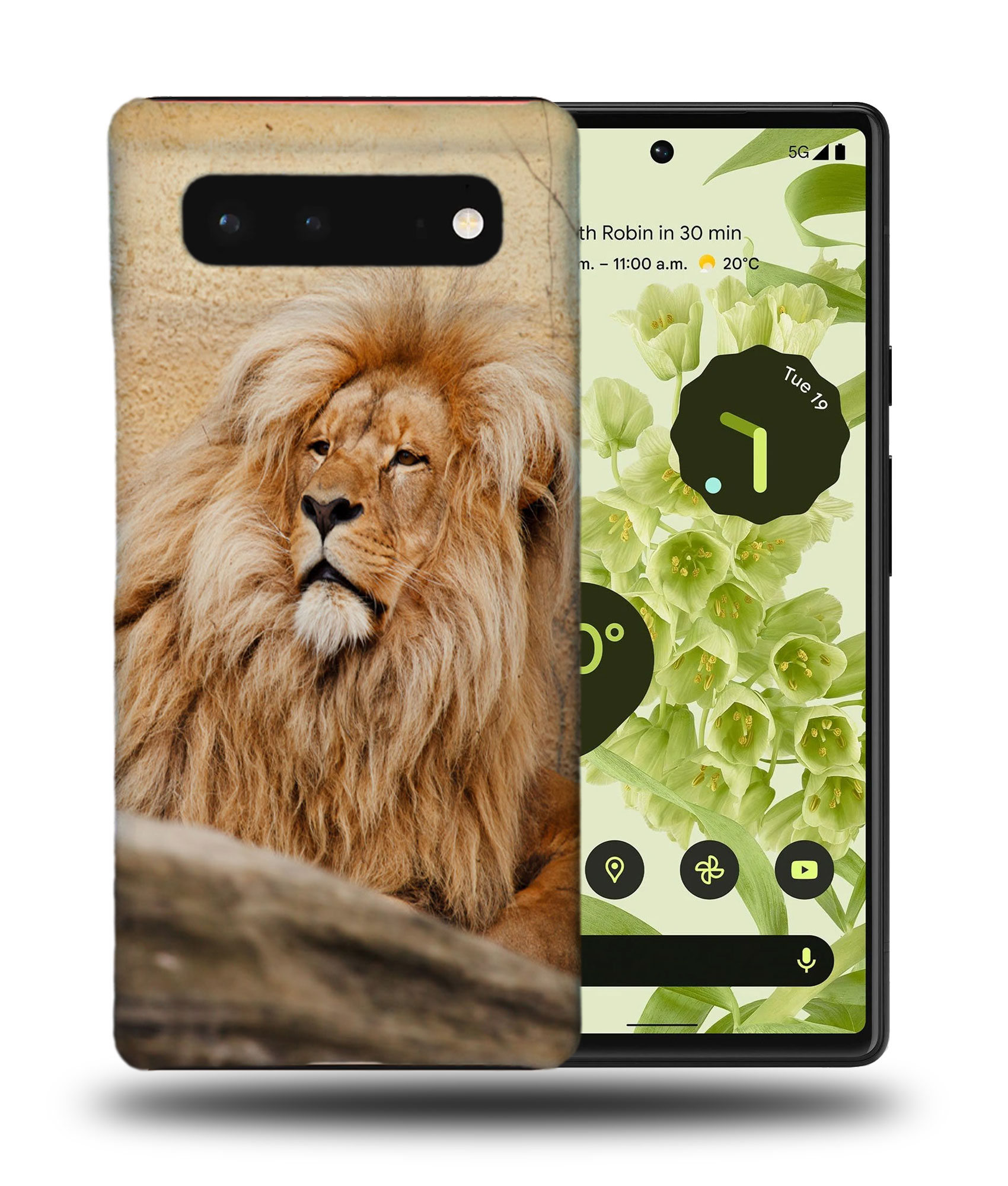 CASE COVER FOR GOOGLE PIXEL|FUN CLASSIC CUTE LION #2 - 第 3/11 張圖片