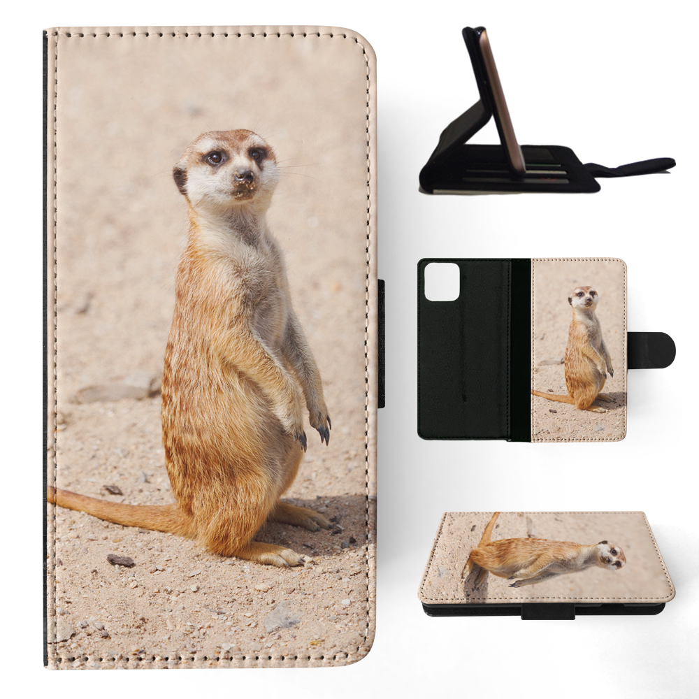 FLIP CASE FOR APPLE IPHONE|CUTE ANIMAL MEERKAT #1 - Picture 99 of 193