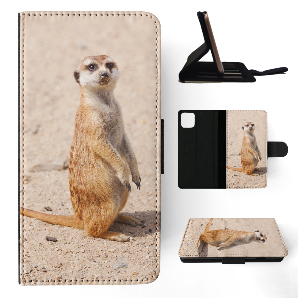 FLIP CASE FOR APPLE IPHONE|CUTE ANIMAL MEERKAT #1 - Picture 94 of 193