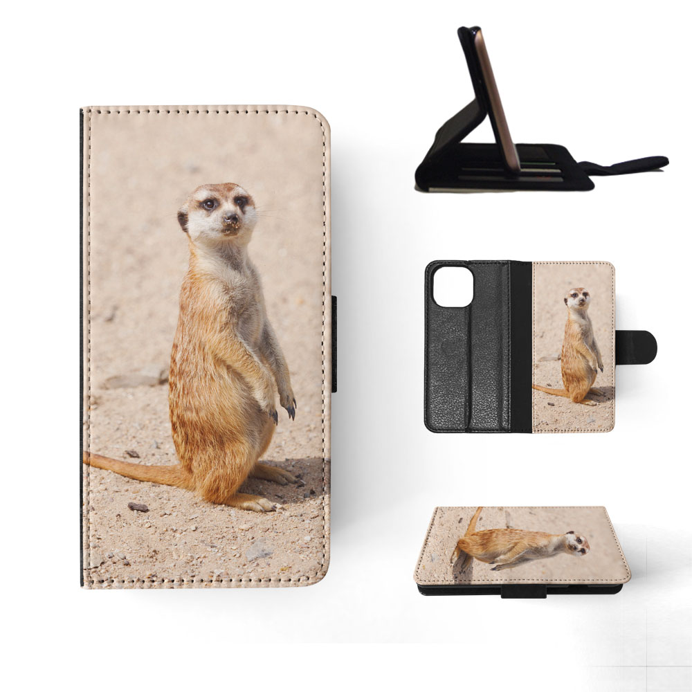 FLIP CASE FOR APPLE IPHONE|CUTE ANIMAL MEERKAT #1 - Picture 81 of 193