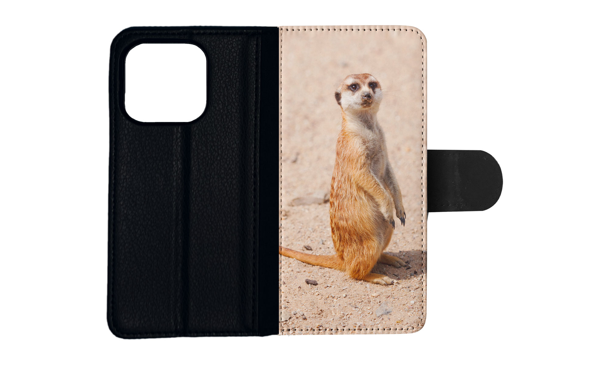 FLIP CASE FOR APPLE IPHONE|CUTE ANIMAL MEERKAT #1 - Picture 74 of 193