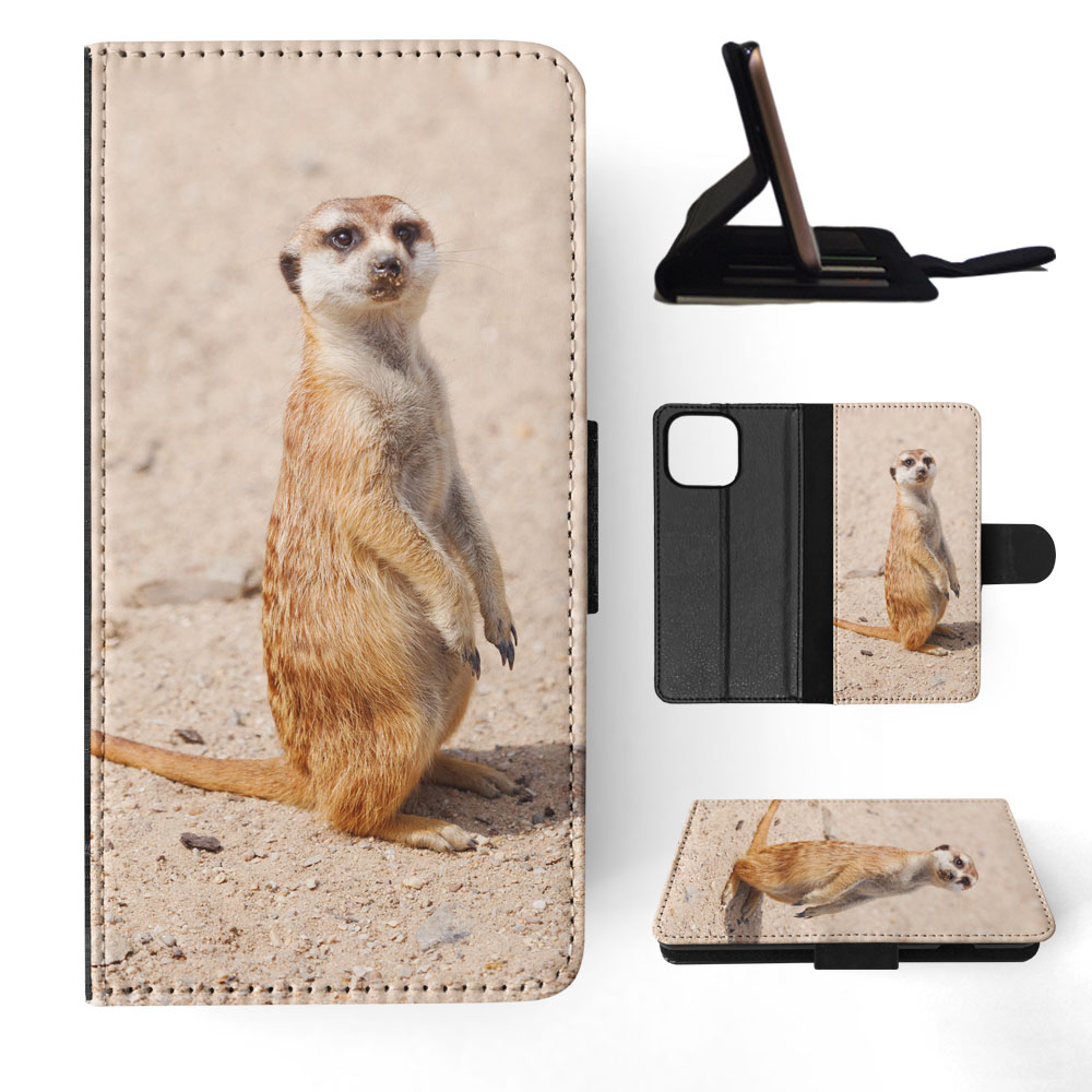 FLIP CASE FOR APPLE IPHONE|CUTE ANIMAL MEERKAT #1 - Picture 66 of 193