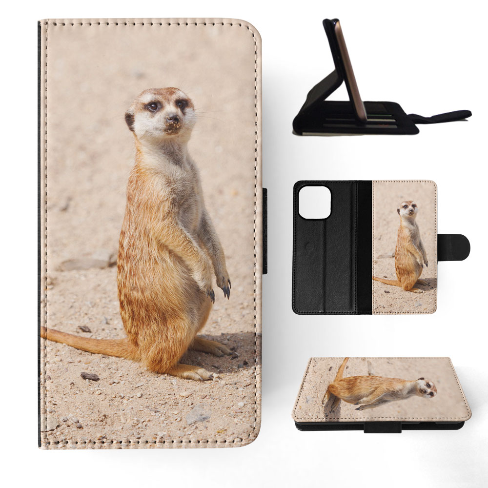 FLIP CASE FOR APPLE IPHONE|CUTE ANIMAL MEERKAT #1 - Picture 46 of 193