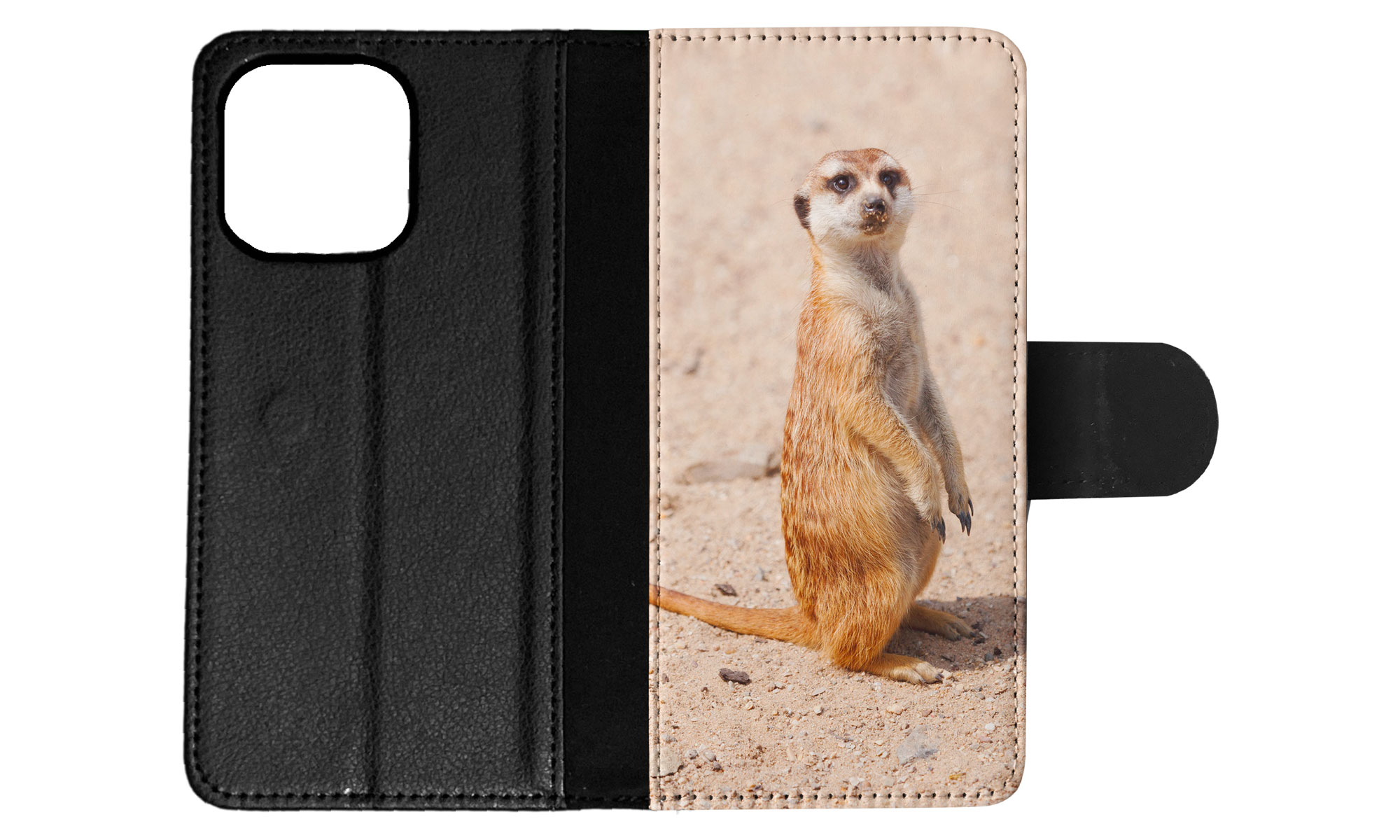 FLIP CASE FOR APPLE IPHONE|CUTE ANIMAL MEERKAT #1 - Picture 49 of 193