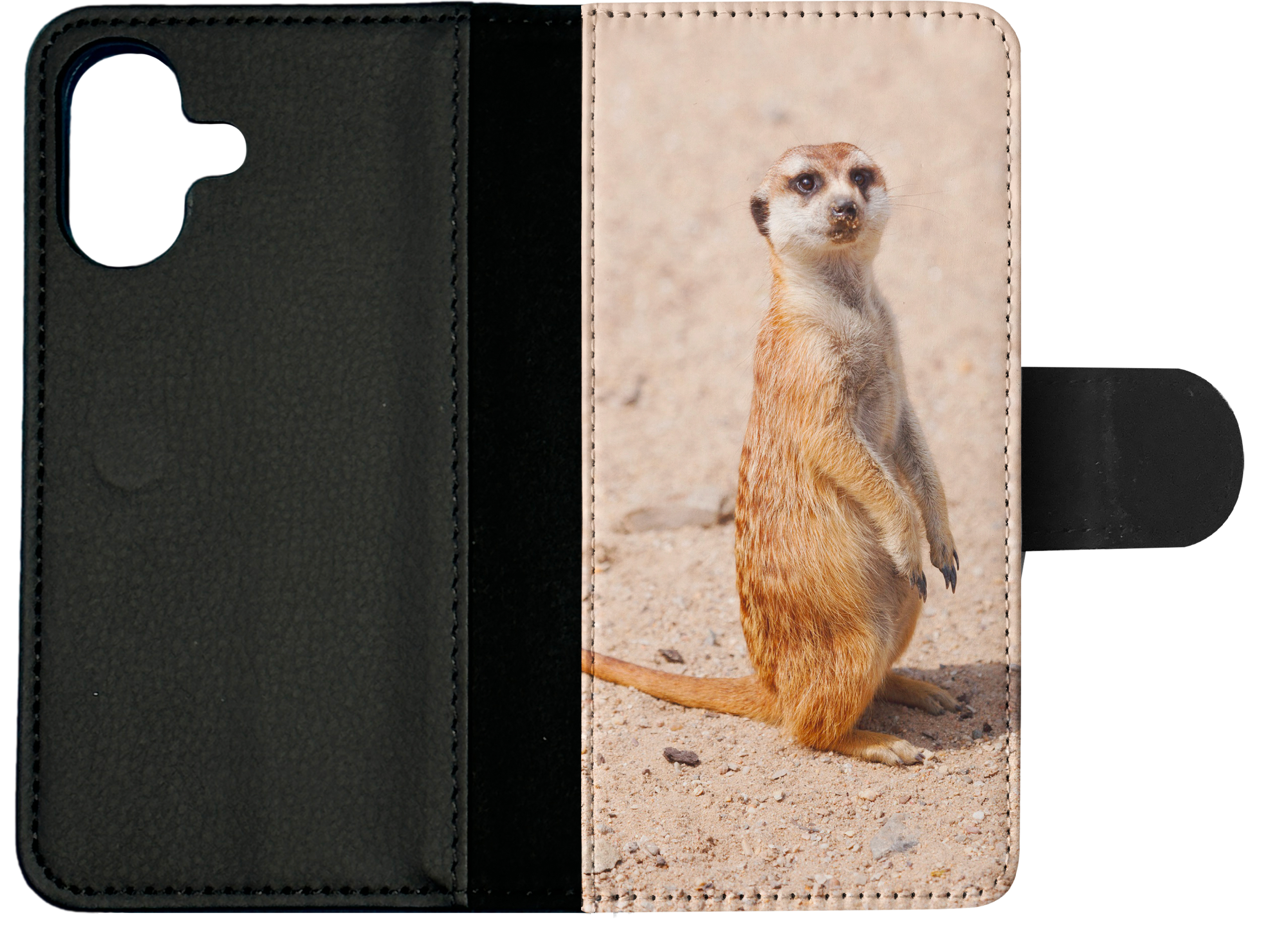FLIP CASE FOR APPLE IPHONE|CUTE ANIMAL MEERKAT #1 - Picture 24 of 193