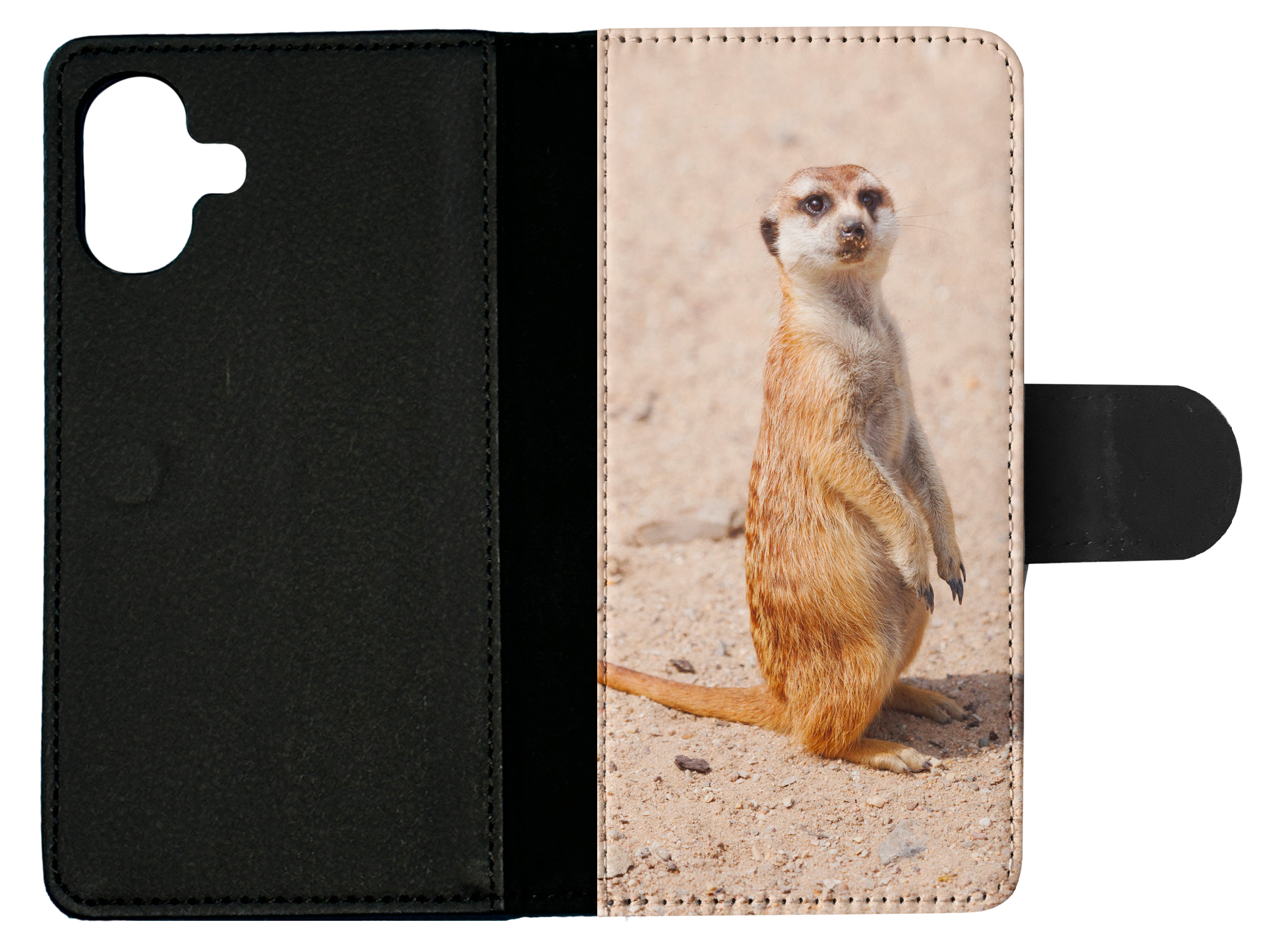 FLIP CASE FOR APPLE IPHONE|CUTE ANIMAL MEERKAT #1 - Picture 19 of 193