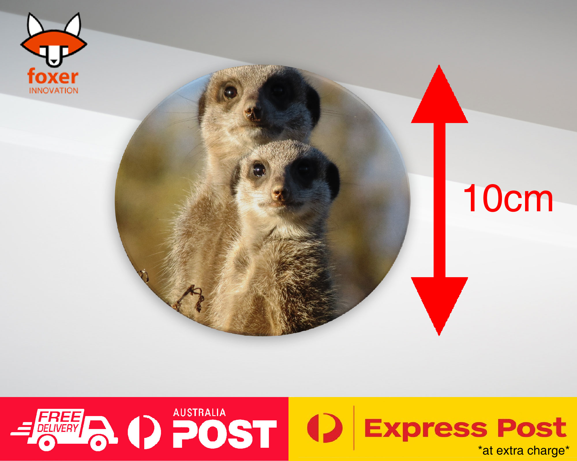 COASTER COFFEE DRINKING MAT|CUTE ANIMAL MEERKAT #2