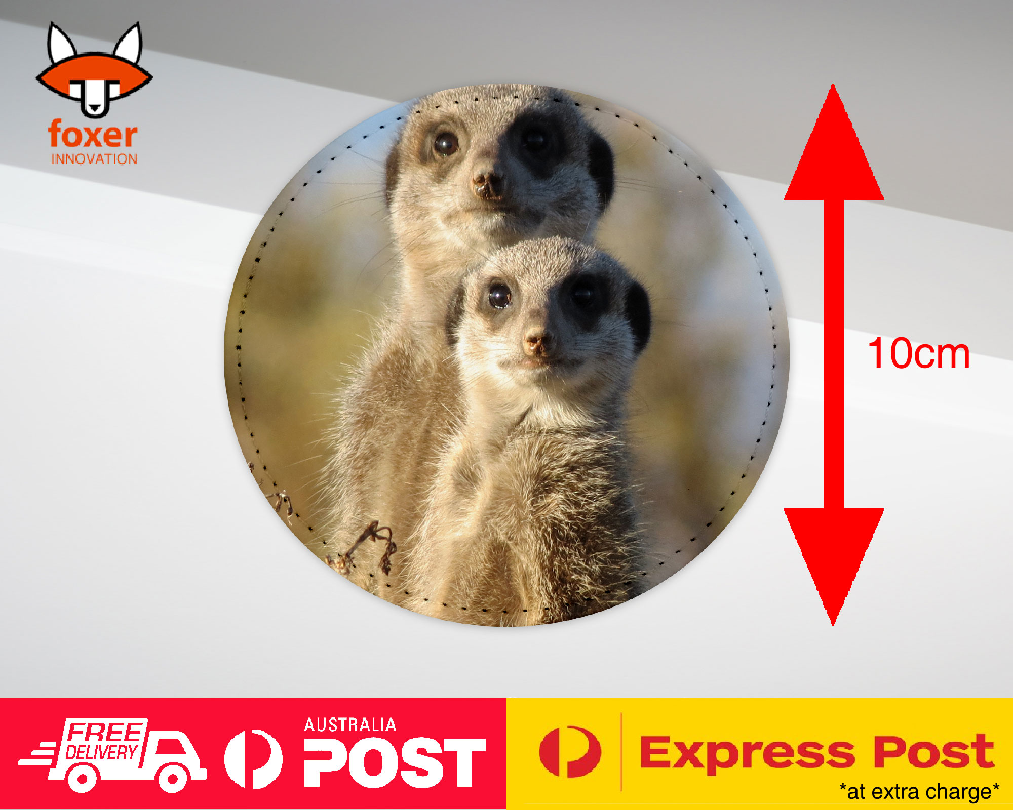 COASTER COFFEE DRINKING MAT|CUTE ANIMAL MEERKAT #2