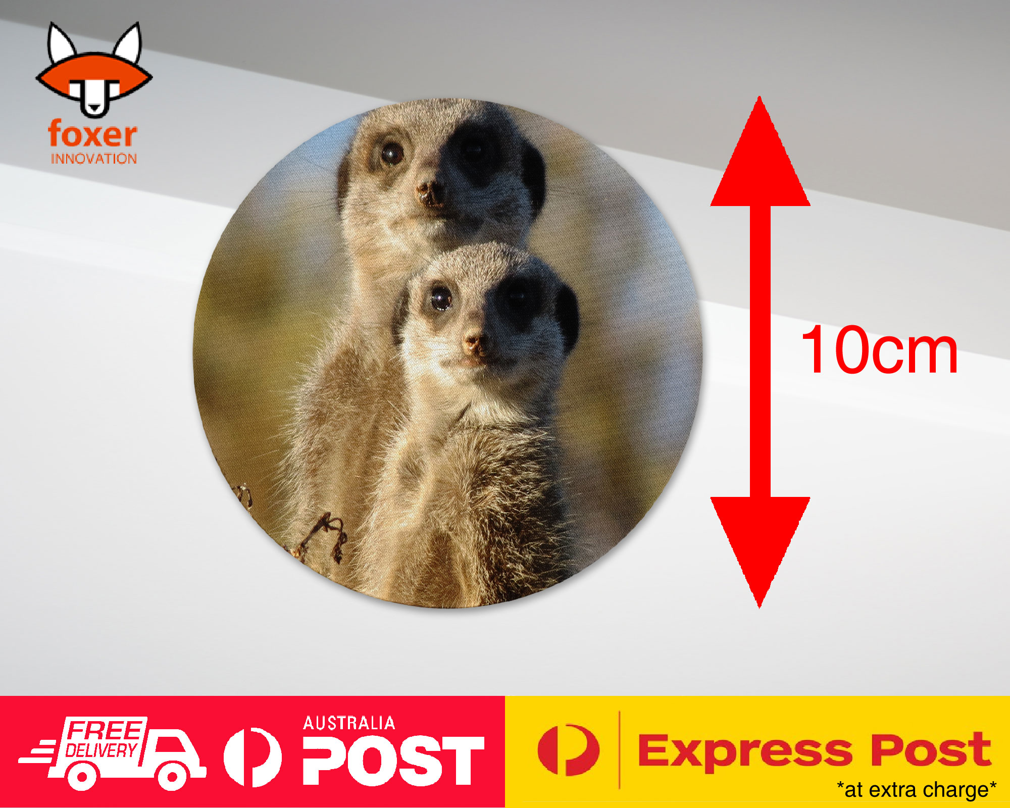 COASTER COFFEE DRINKING MAT|CUTE ANIMAL MEERKAT #2