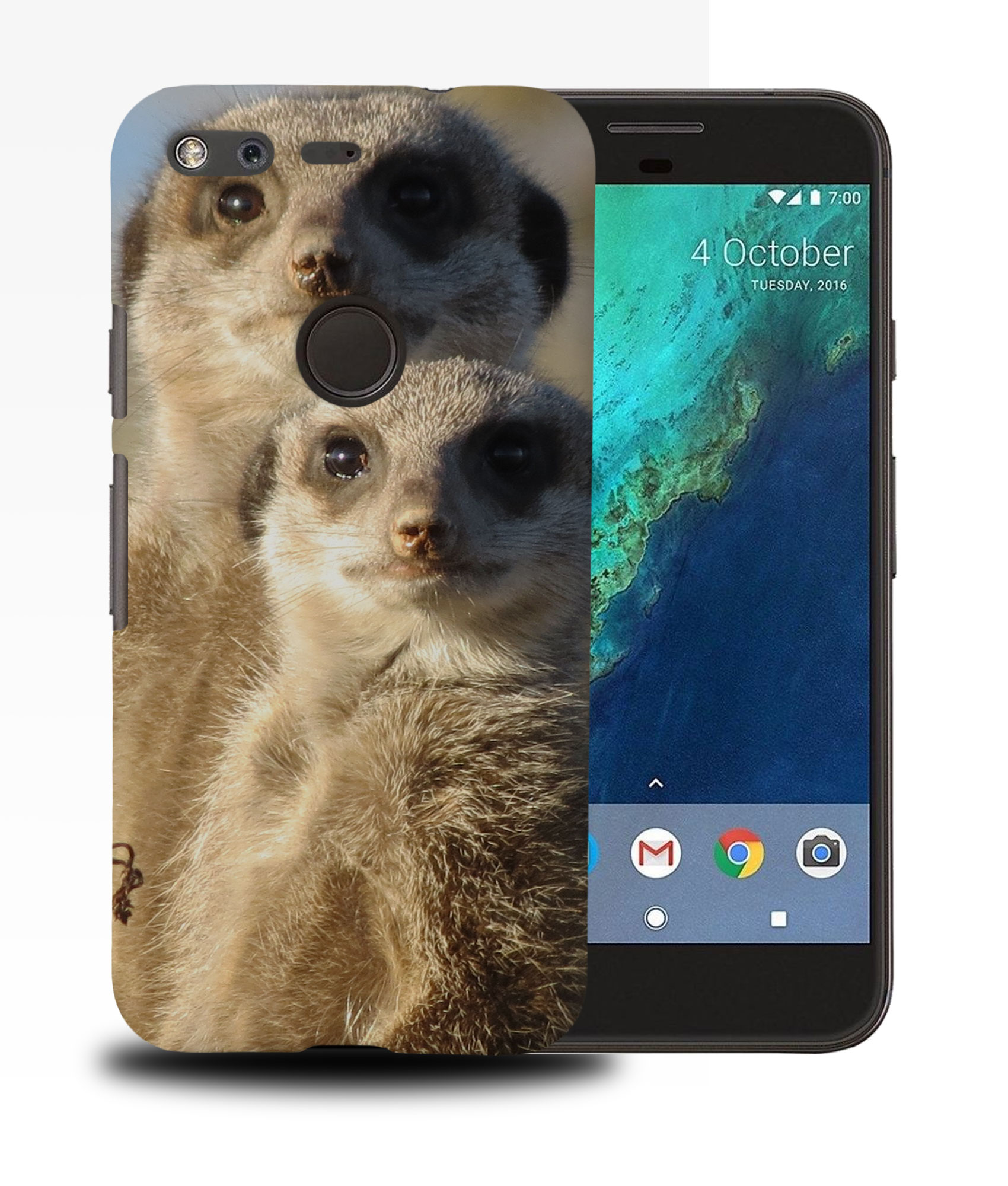 CASE COVER FOR GOOGLE PIXEL|CUTE ANIMAL MEERKAT #2 - 第 11/11 張圖片