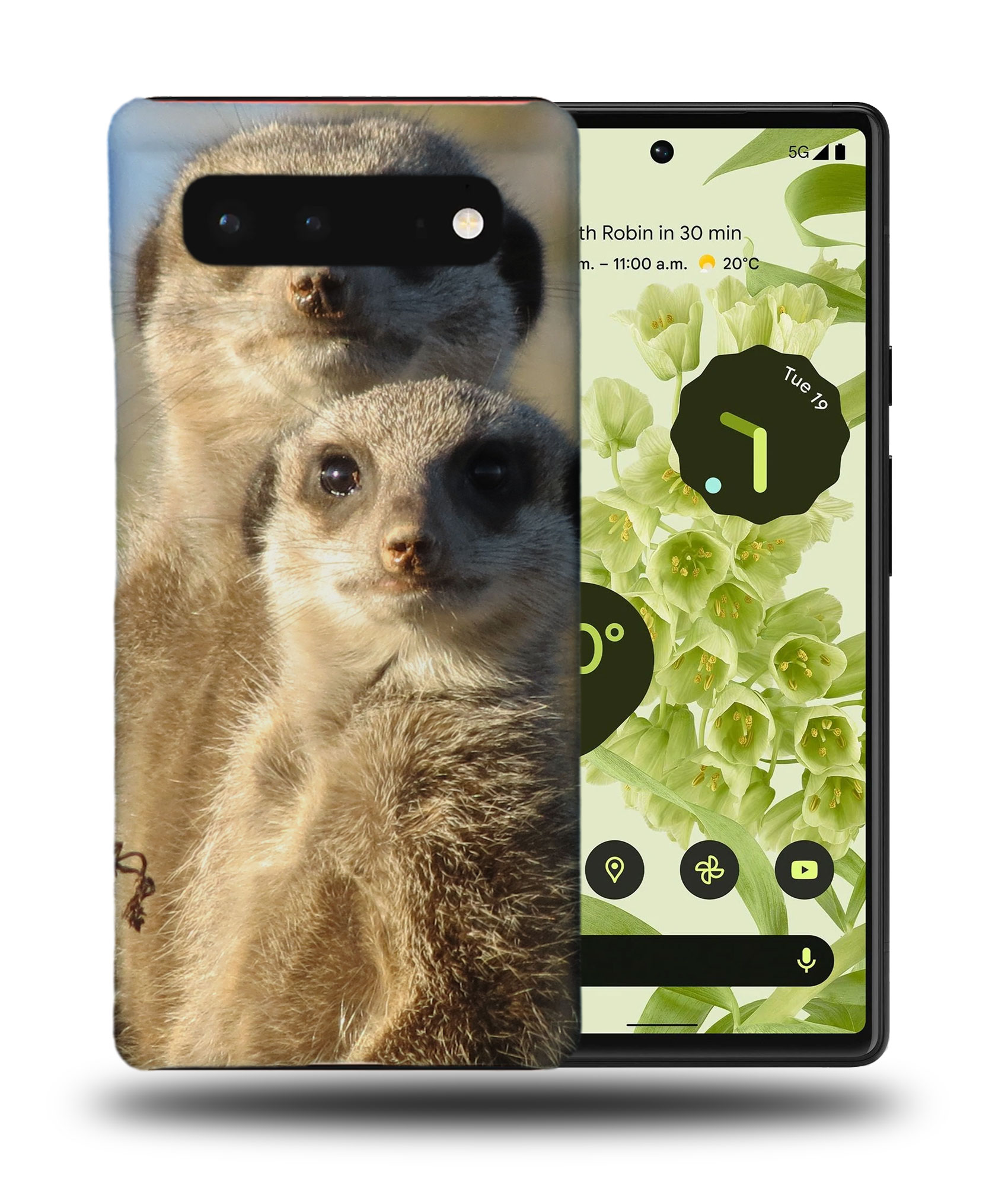 CASE COVER FOR GOOGLE PIXEL|CUTE ANIMAL MEERKAT #2 - 第 3/11 張圖片