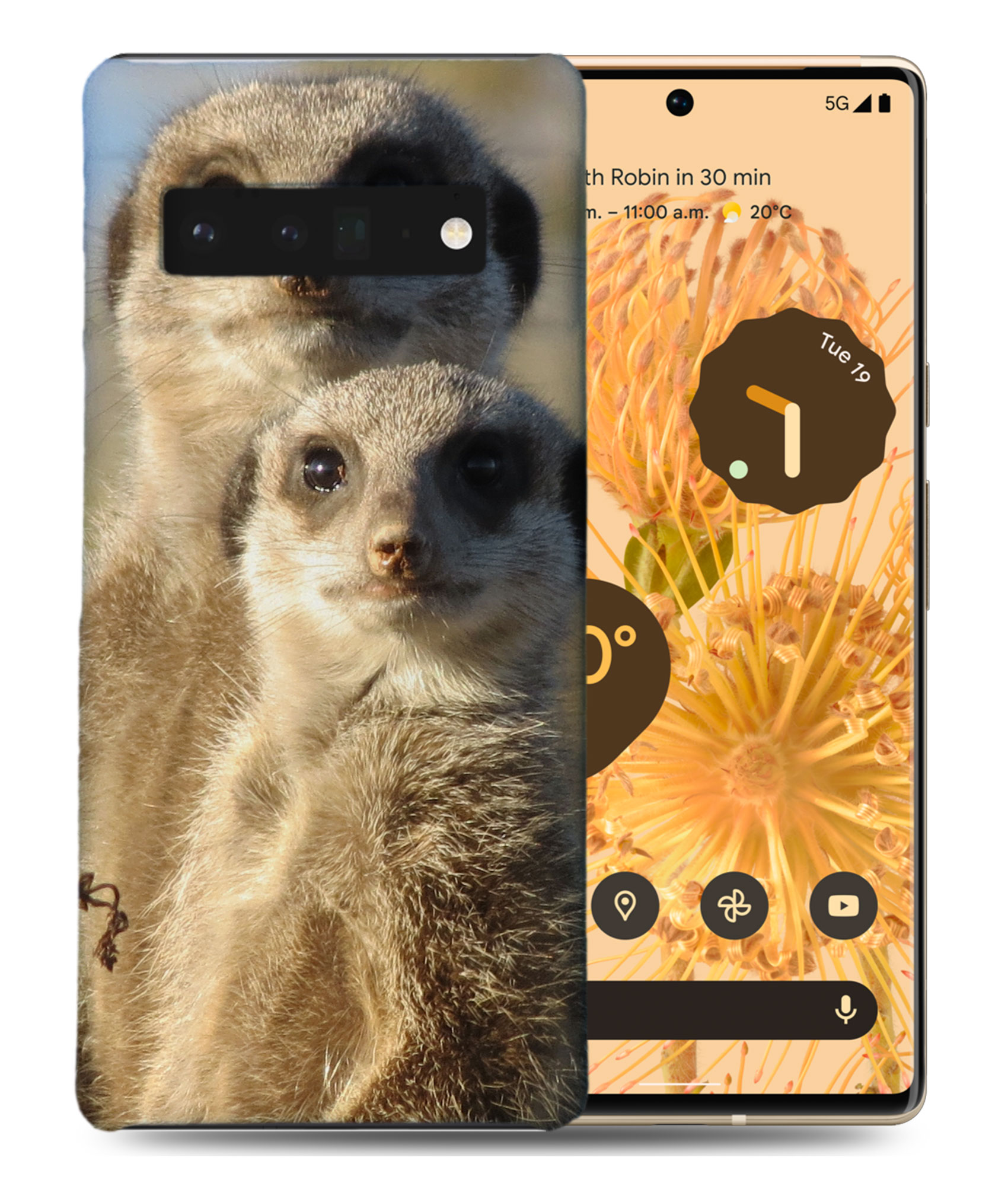 CASE COVER FOR GOOGLE PIXEL|CUTE ANIMAL MEERKAT #2 - 第 2/11 張圖片