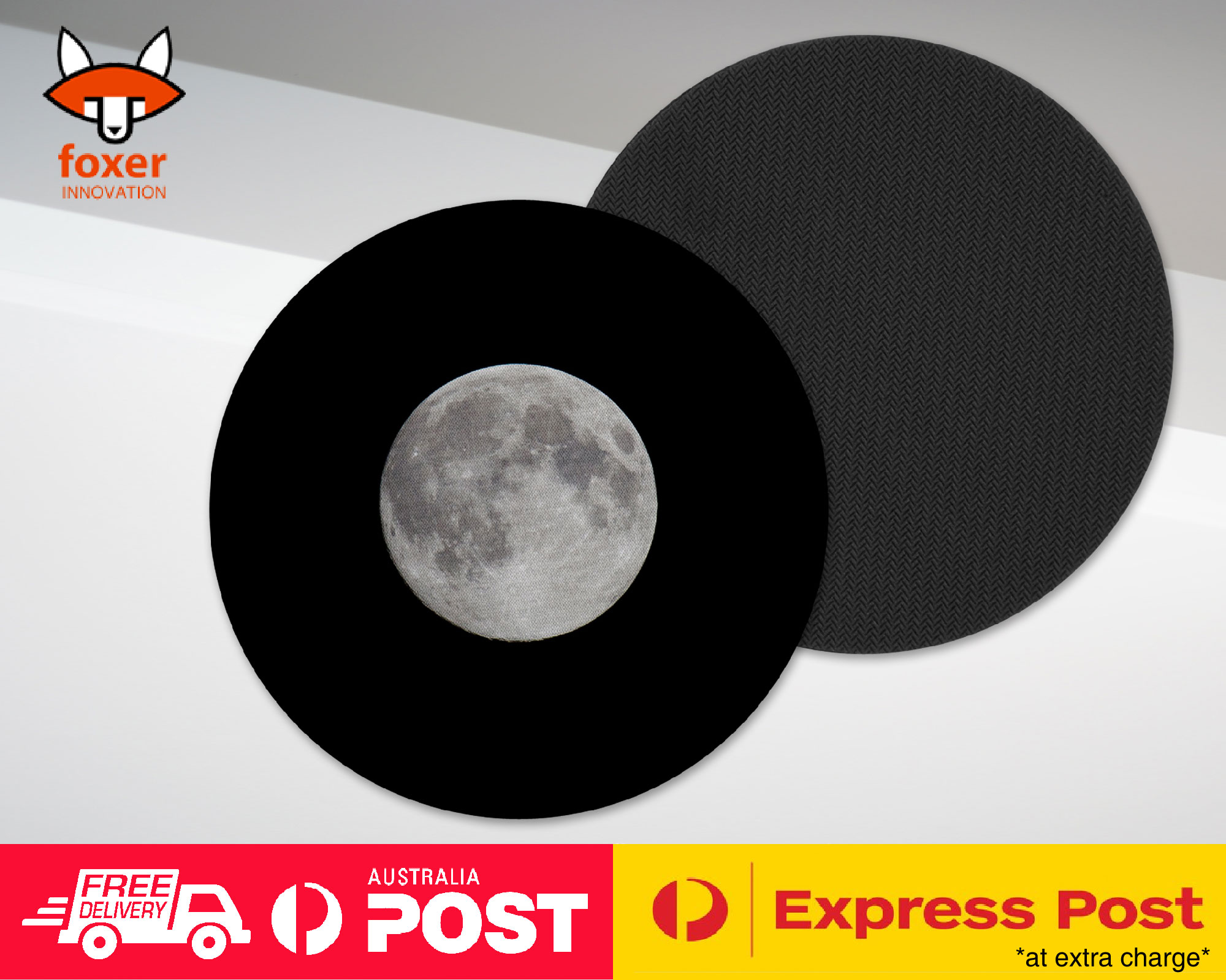 COASTER COFFEE DRINKING MAT|FULL MOON MOONLIGHT SATELLITE