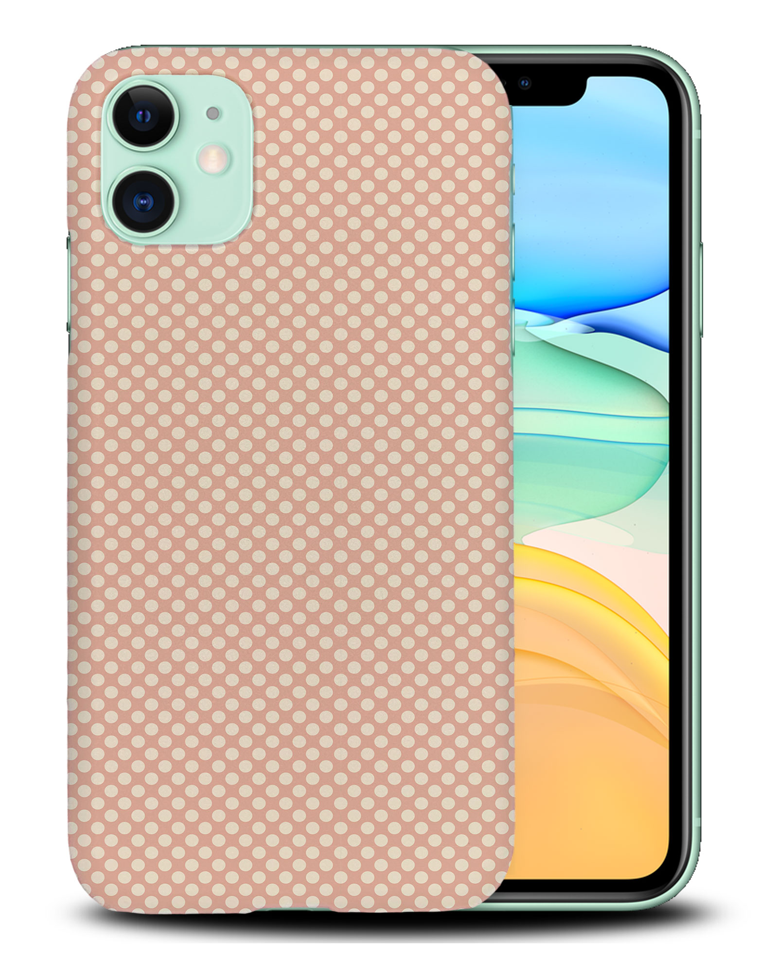 CASE COVER FOR APPLE IPHONE|LIGHT PINK POLKA DOTS PATTERNS - Bild 24 von 44