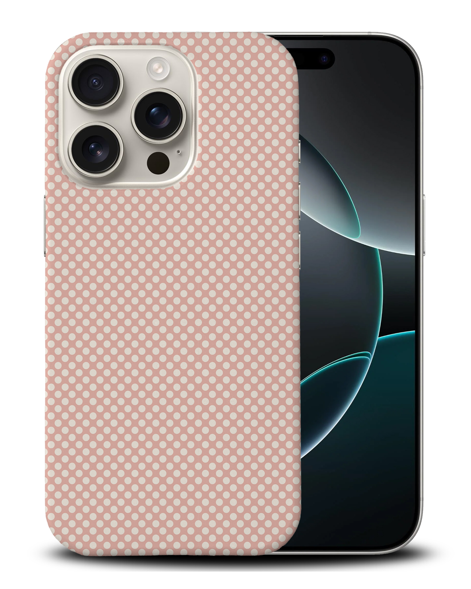 CASE COVER FOR APPLE IPHONE|LIGHT PINK POLKA DOTS PATTERNS - Bild 3 von 44
