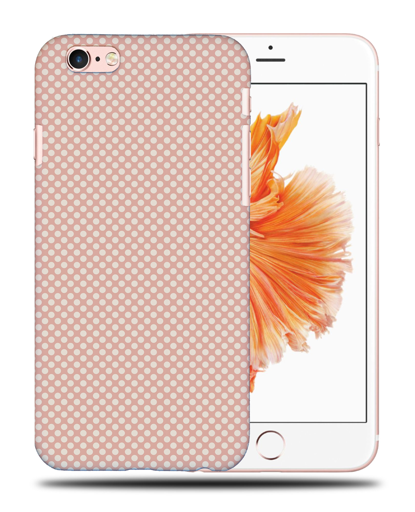 CASE COVER FOR APPLE IPHONE|LIGHT PINK POLKA DOTS PATTERNS - Bild 35 von 44