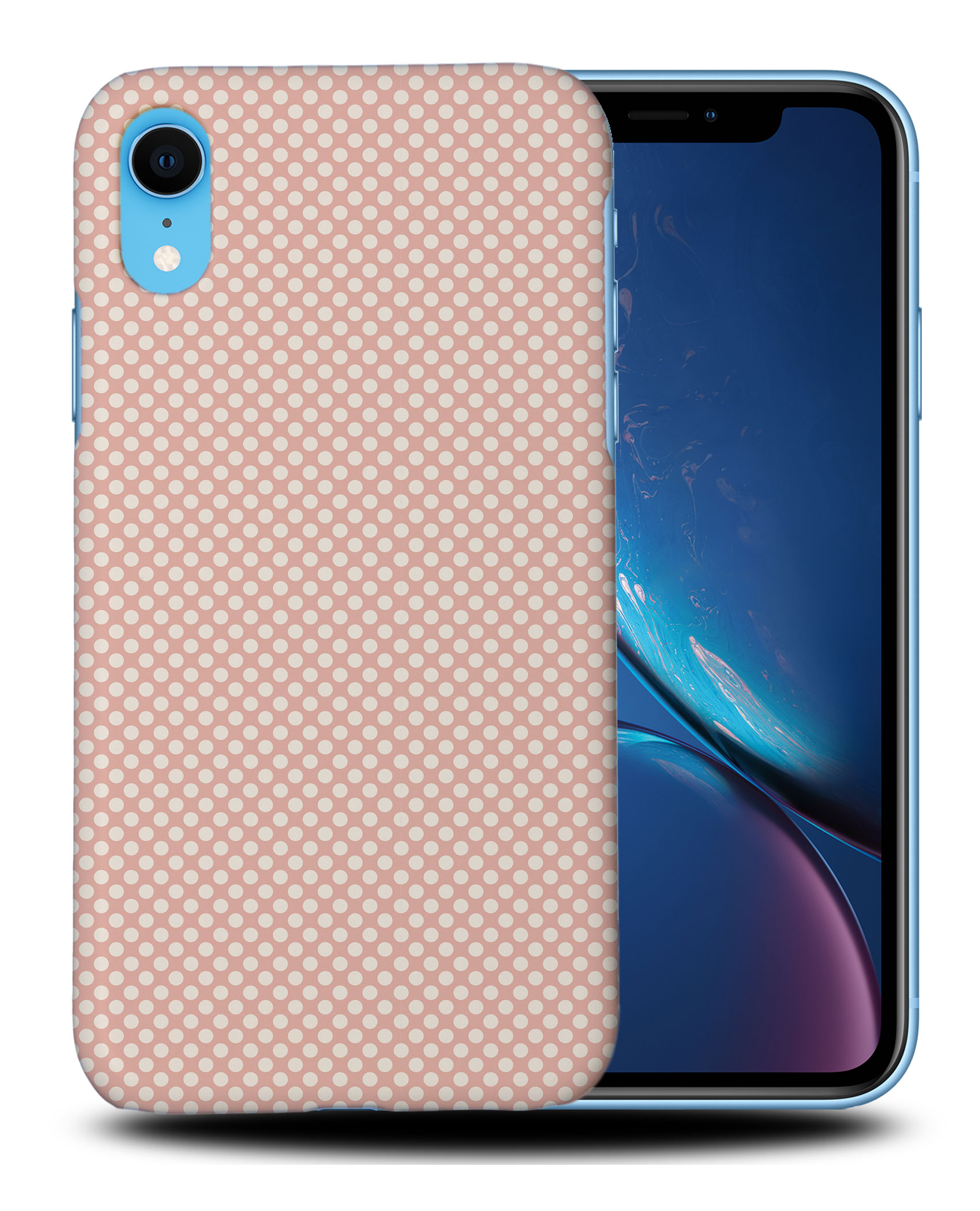 CASE COVER FOR APPLE IPHONE|LIGHT PINK POLKA DOTS PATTERNS - Bild 27 von 44