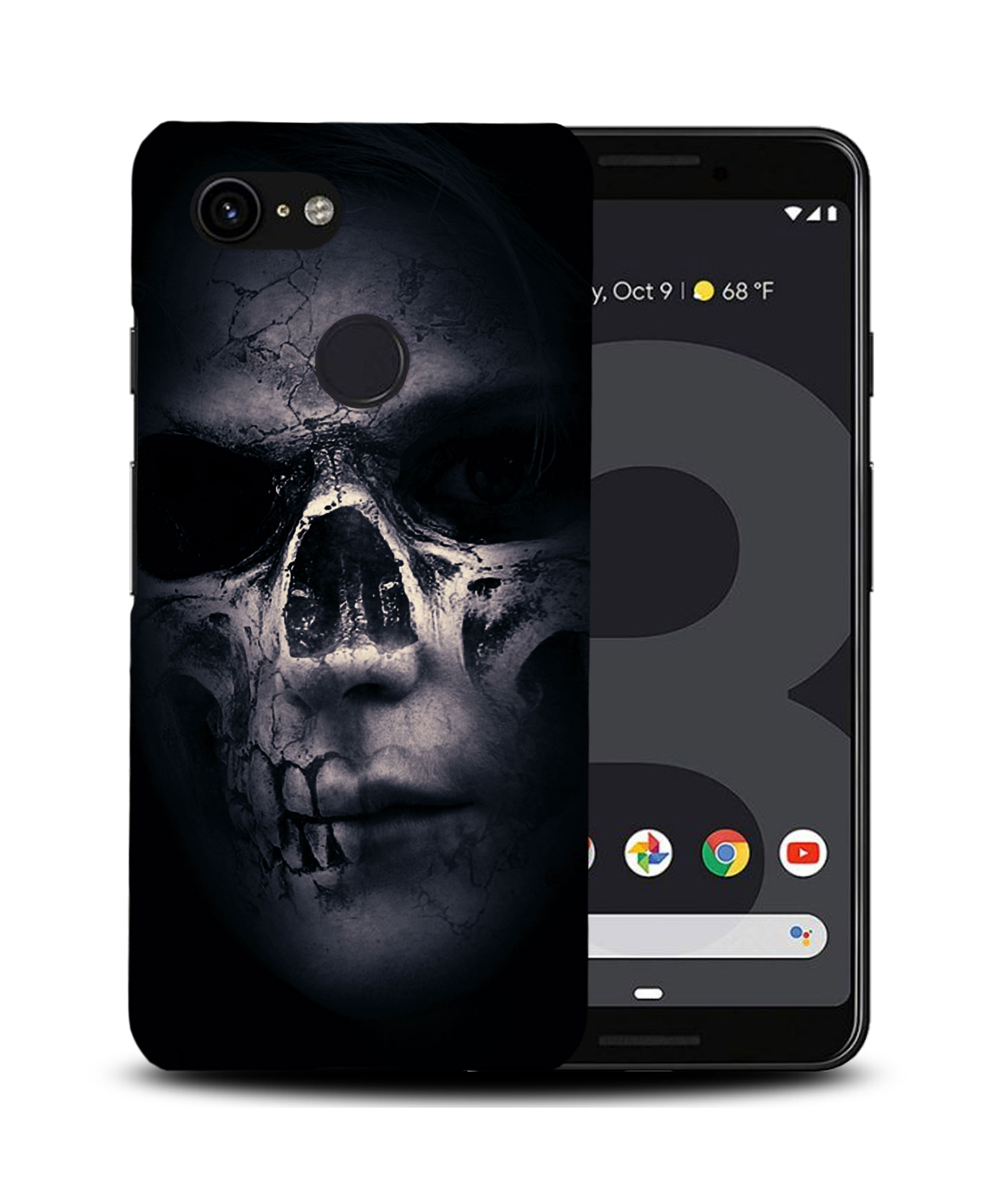 CASE COVER FOR GOOGLE PIXEL|COOL DARK EVIL SKULL #1 - Picture 7 of 11