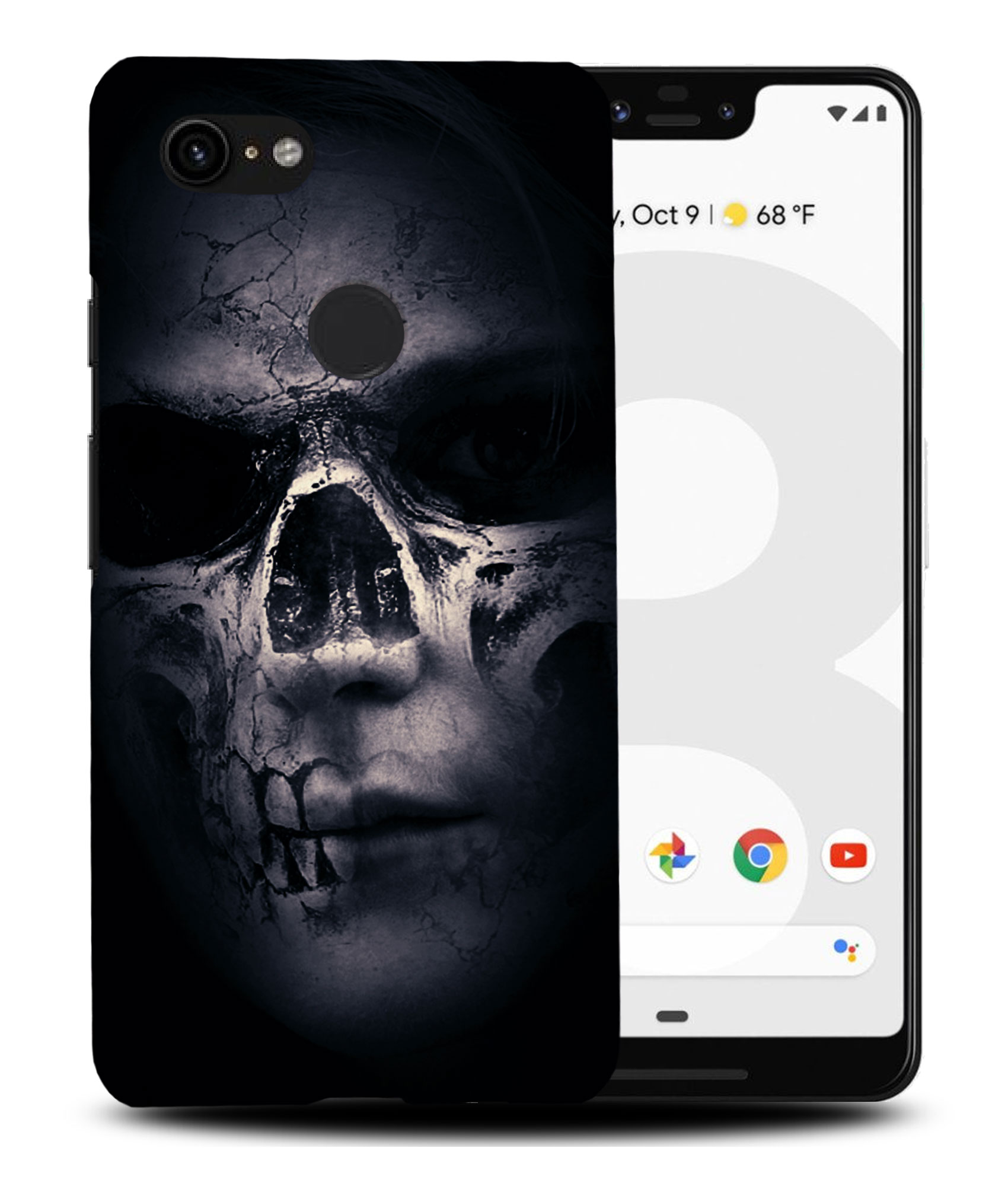 CASE COVER FOR GOOGLE PIXEL|COOL DARK EVIL SKULL #1 - Picture 6 of 11