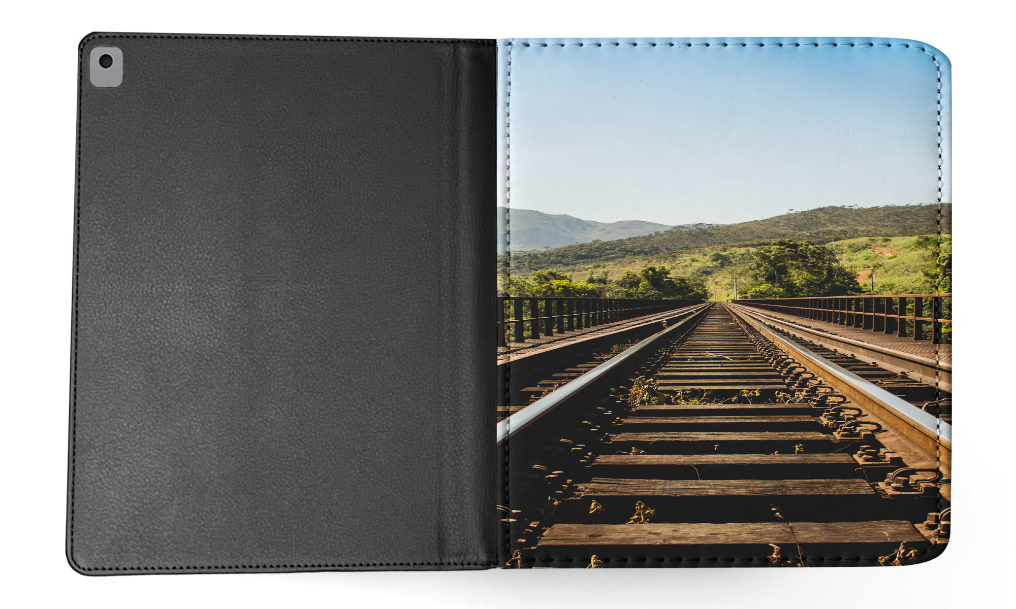 FUNDA FUNDA PARA IPAD DE APPLE|DIVERTIDAS VÍAS DE TREN #1 - Imagen 24 de 55