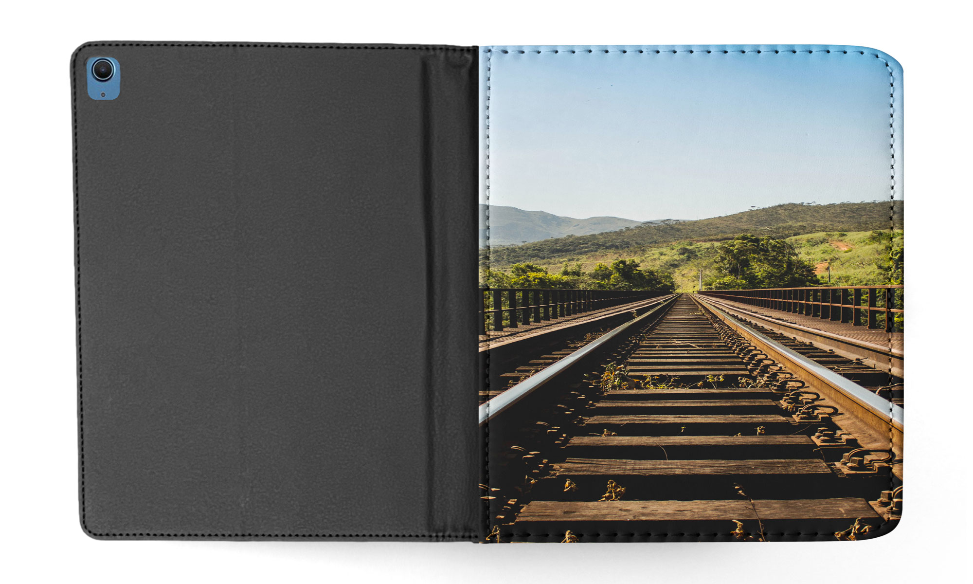 FUNDA FUNDA PARA IPAD DE APPLE|DIVERTIDAS VÍAS DE TREN #1 - Imagen 14 de 55