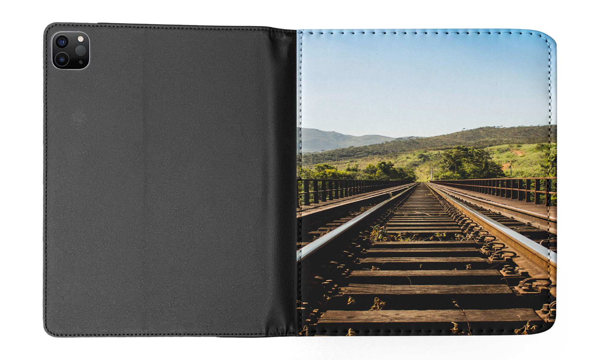 FUNDA FUNDA PARA IPAD DE APPLE|DIVERTIDAS VÍAS DE TREN #1 - Imagen 39 de 55