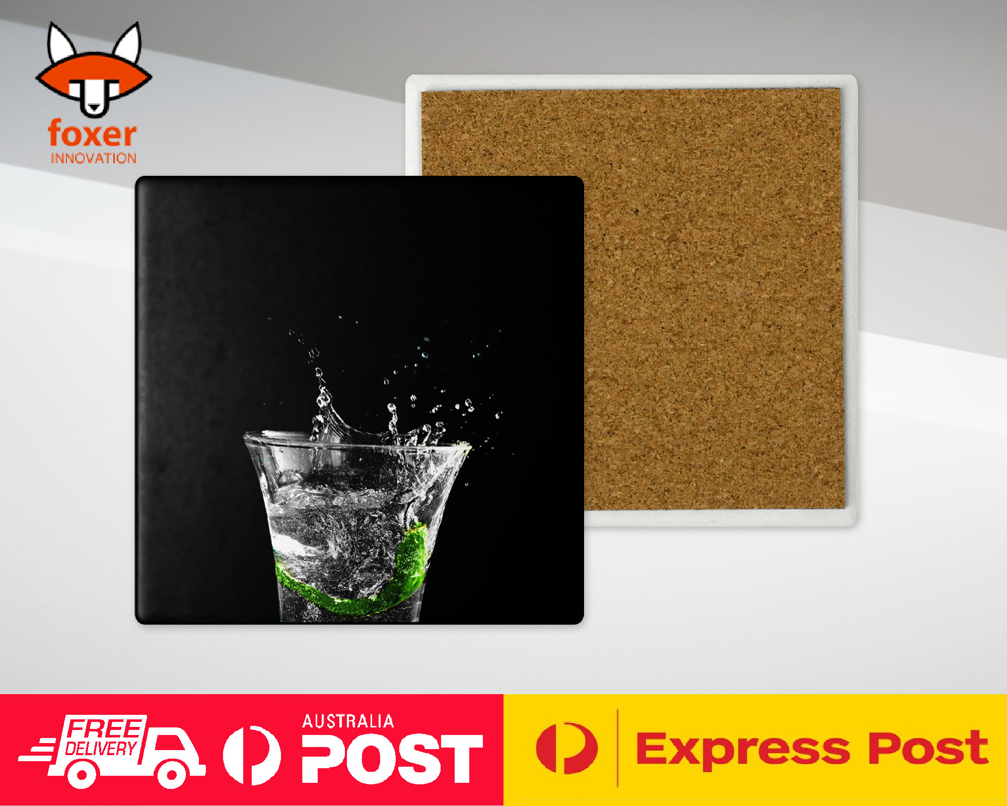 COASTER COFFEE DRINKING MAT|BEAUTIFUL WATER DROPLET #3 - Foto 18 di 21