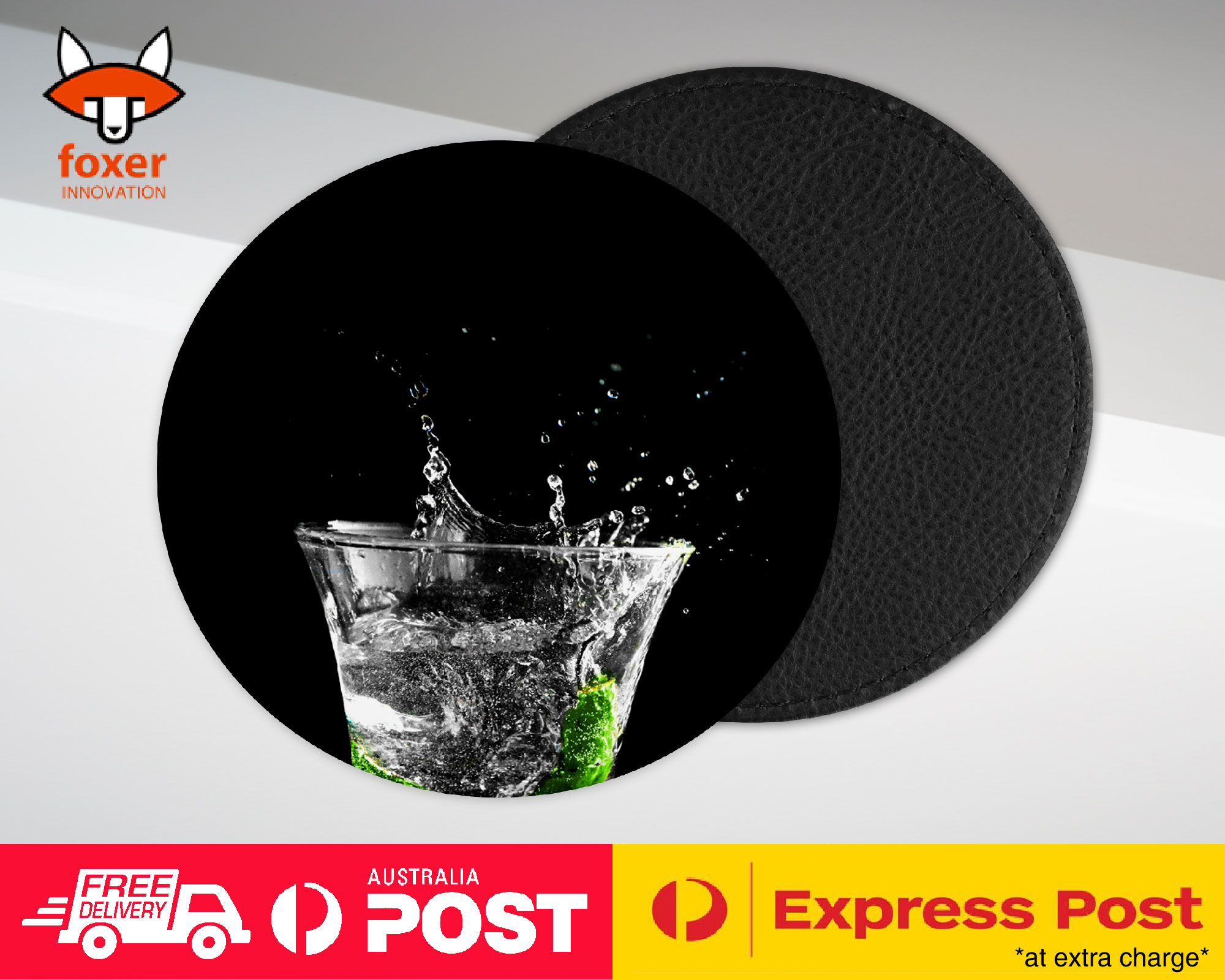 COASTER COFFEE DRINKING MAT|BEAUTIFUL WATER DROPLET #3 - Foto 5 di 21