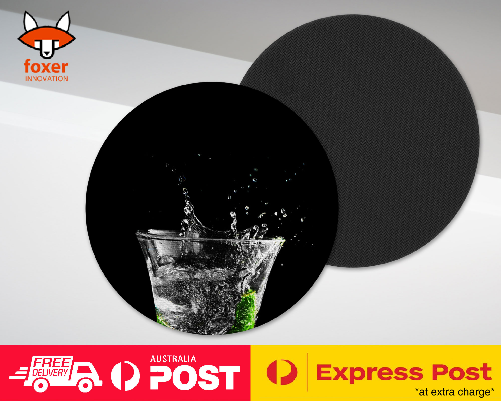 COASTER COFFEE DRINKING MAT|BEAUTIFUL WATER DROPLET #3 - Foto 2 di 21