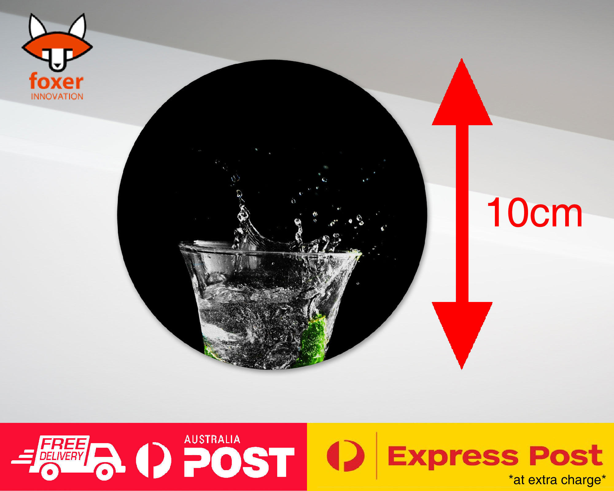 COASTER COFFEE DRINKING MAT|BEAUTIFUL WATER DROPLET #3 - Foto 4 di 21