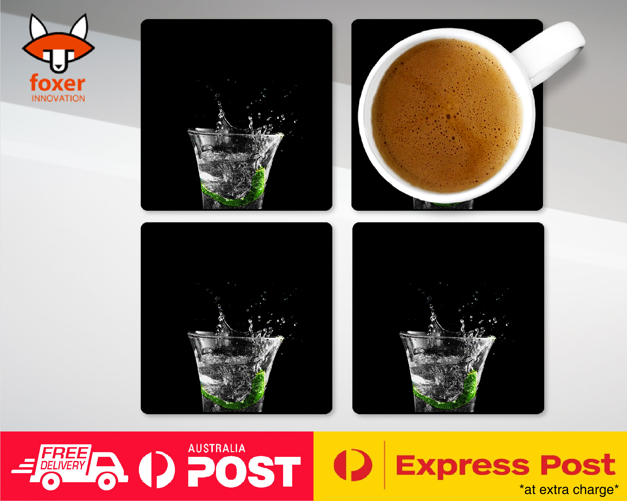 COASTER COFFEE DRINKING MAT|BEAUTIFUL WATER DROPLET #3 - Foto 13 di 21