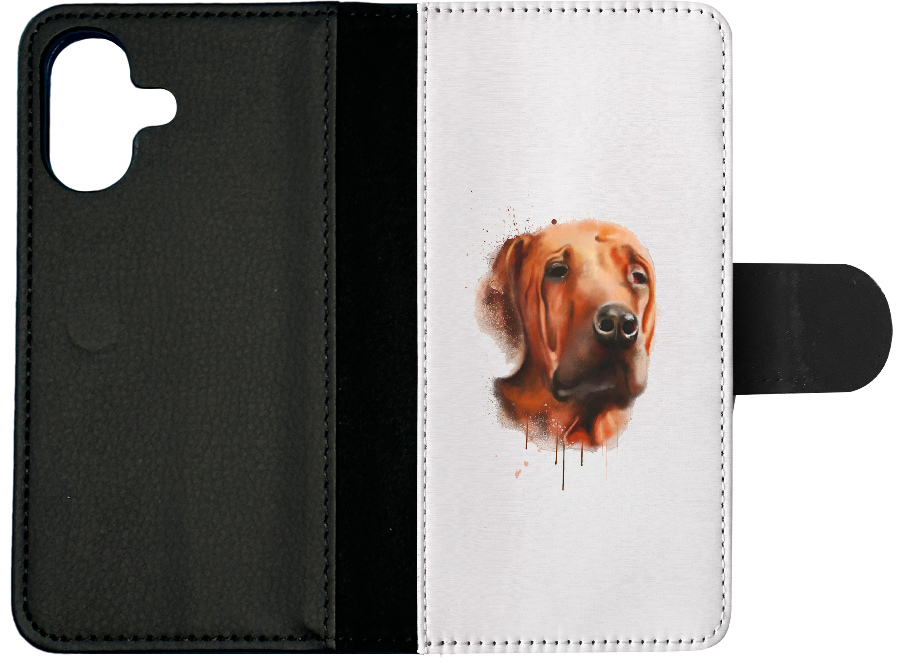 FLIP CASE FOR APPLE IPHONE|WATERCOLOUR DOG ART #1 - Picture 24 of 193