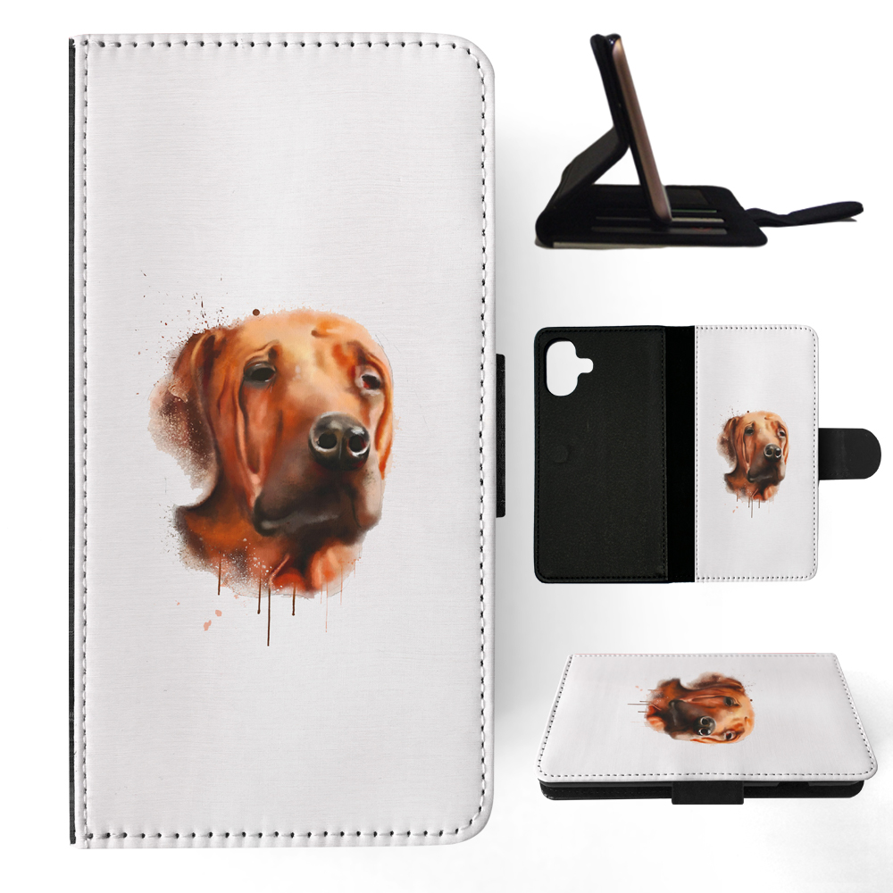 FLIP CASE FOR APPLE IPHONE|WATERCOLOUR DOG ART #1 - Picture 16 of 193