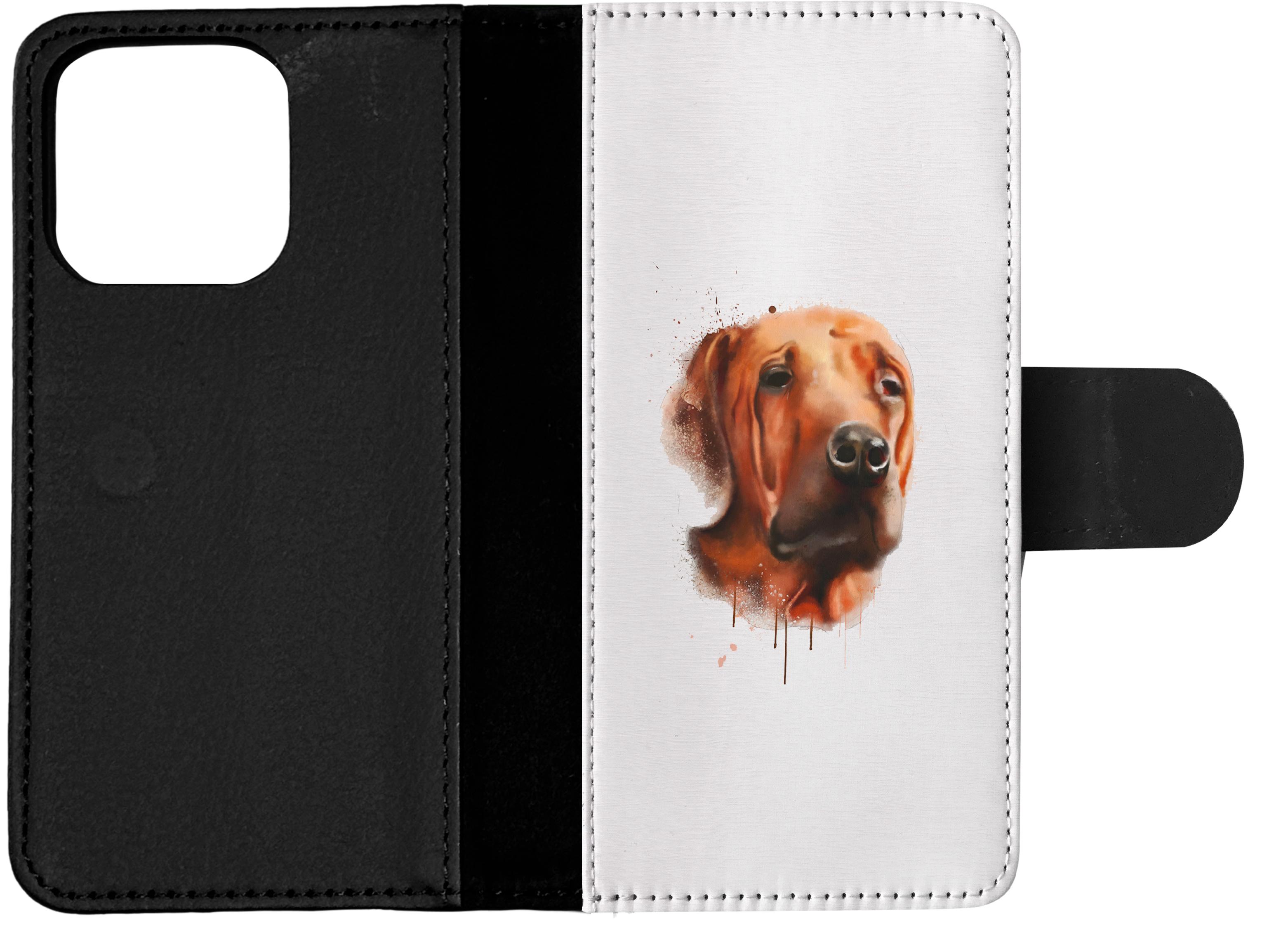 FLIP CASE FOR APPLE IPHONE|WATERCOLOUR DOG ART #1 - Picture 14 of 193