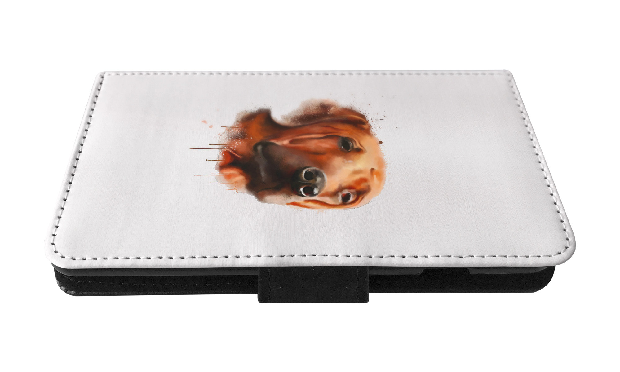 FLIP CASE FOR APPLE IPHONE|WATERCOLOUR DOG ART #1 - Picture 8 of 193