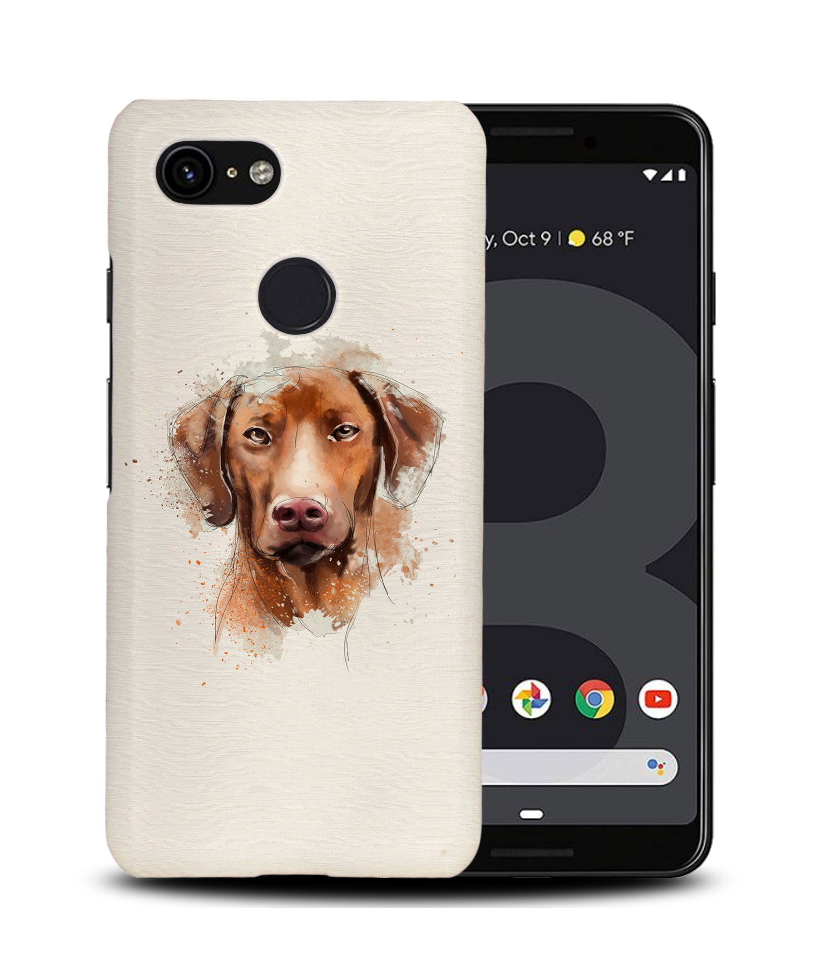 CASE COVER FOR GOOGLE PIXEL|WATERCOLOUR DOG ART #2 - Picture 7 of 11