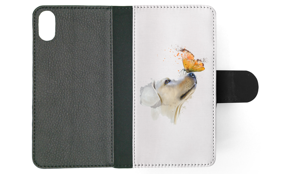 FLIP CASE FOR APPLE IPHONE|WATERCOLOUR DOG LABRADOR ART - Picture 122 of 193