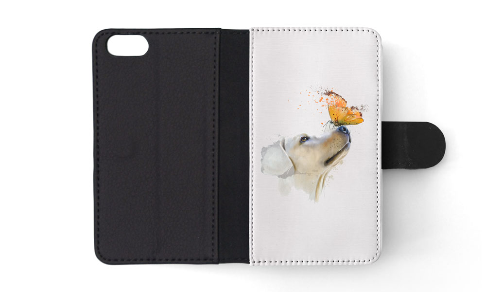 FLIP CASE FOR APPLE IPHONE|WATERCOLOUR DOG LABRADOR ART - Picture 172 of 193