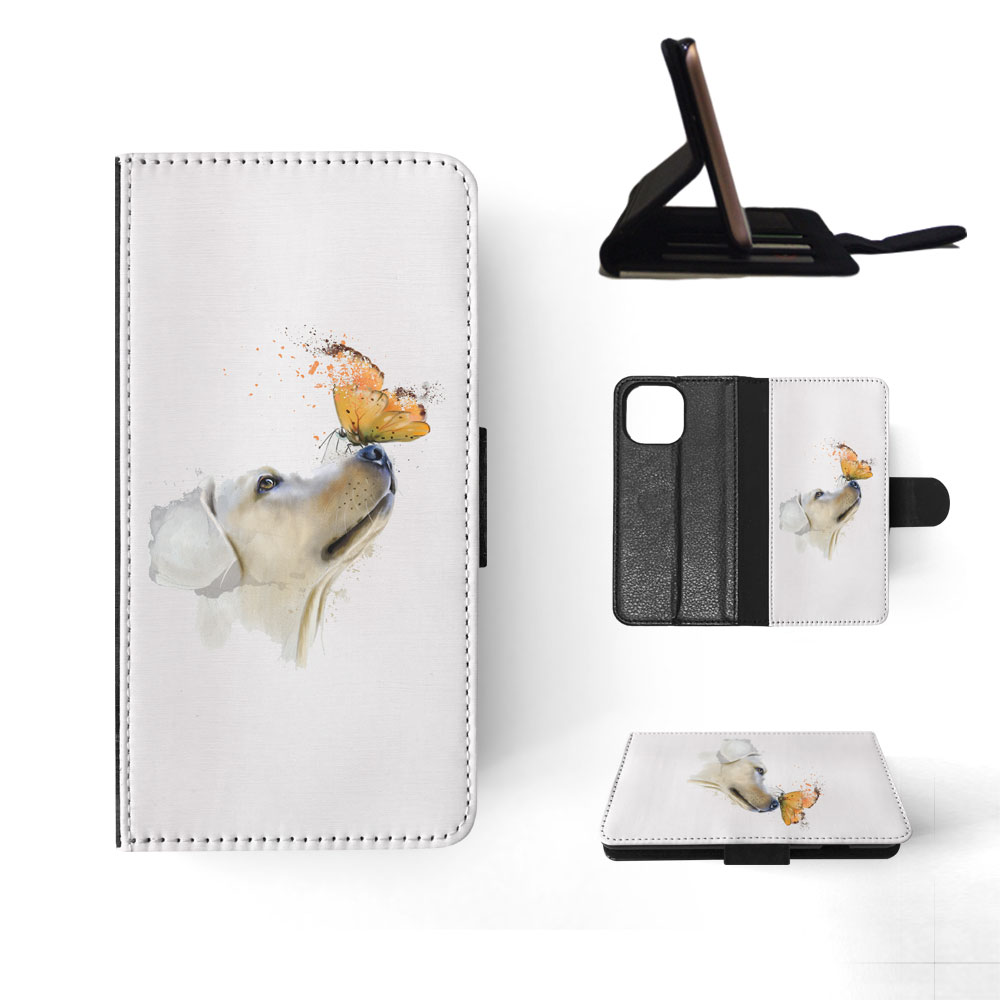 FLIP CASE FOR APPLE IPHONE|WATERCOLOUR DOG LABRADOR ART - Picture 81 of 193