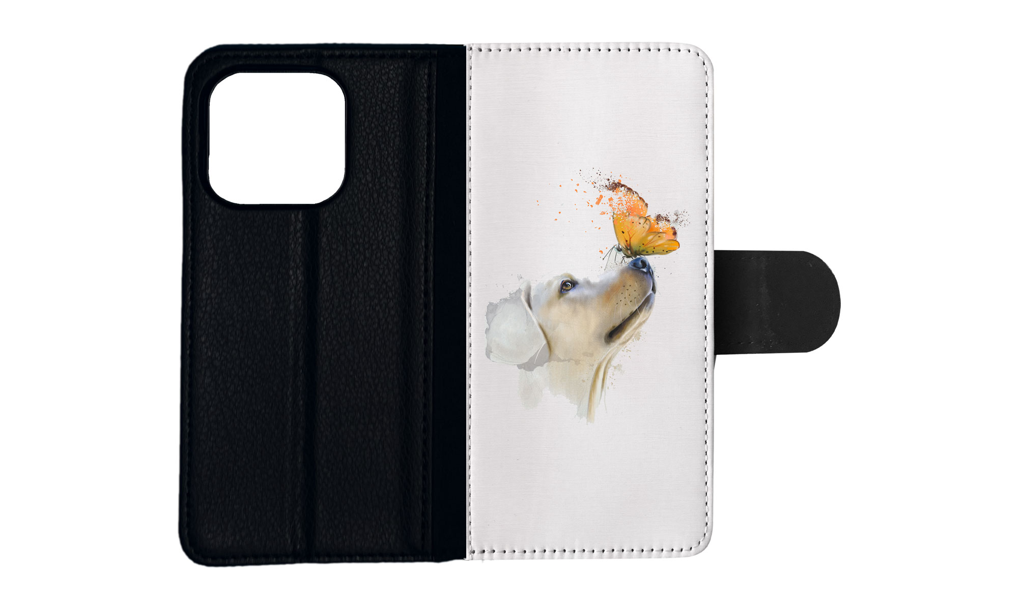 FLIP CASE FOR APPLE IPHONE|WATERCOLOUR DOG LABRADOR ART - Picture 74 of 193
