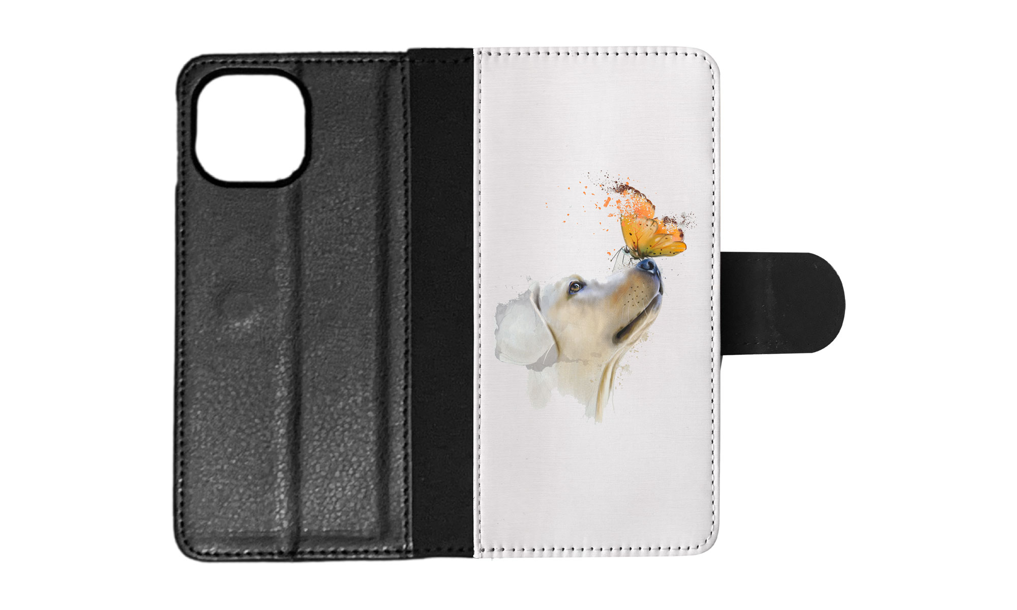 FLIP CASE FOR APPLE IPHONE|WATERCOLOUR DOG LABRADOR ART - Picture 64 of 193