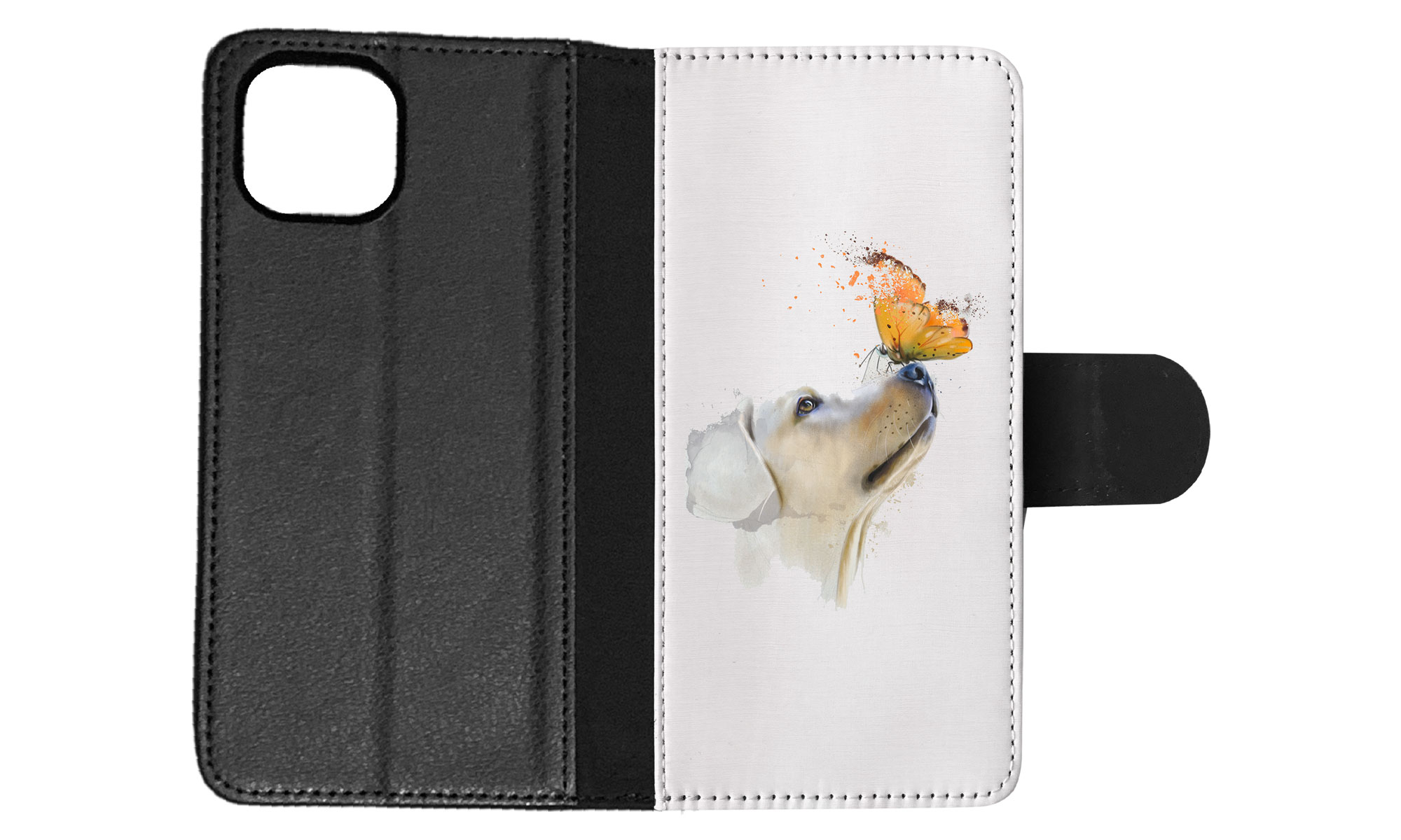 FLIP CASE FOR APPLE IPHONE|WATERCOLOUR DOG LABRADOR ART - Picture 59 of 193