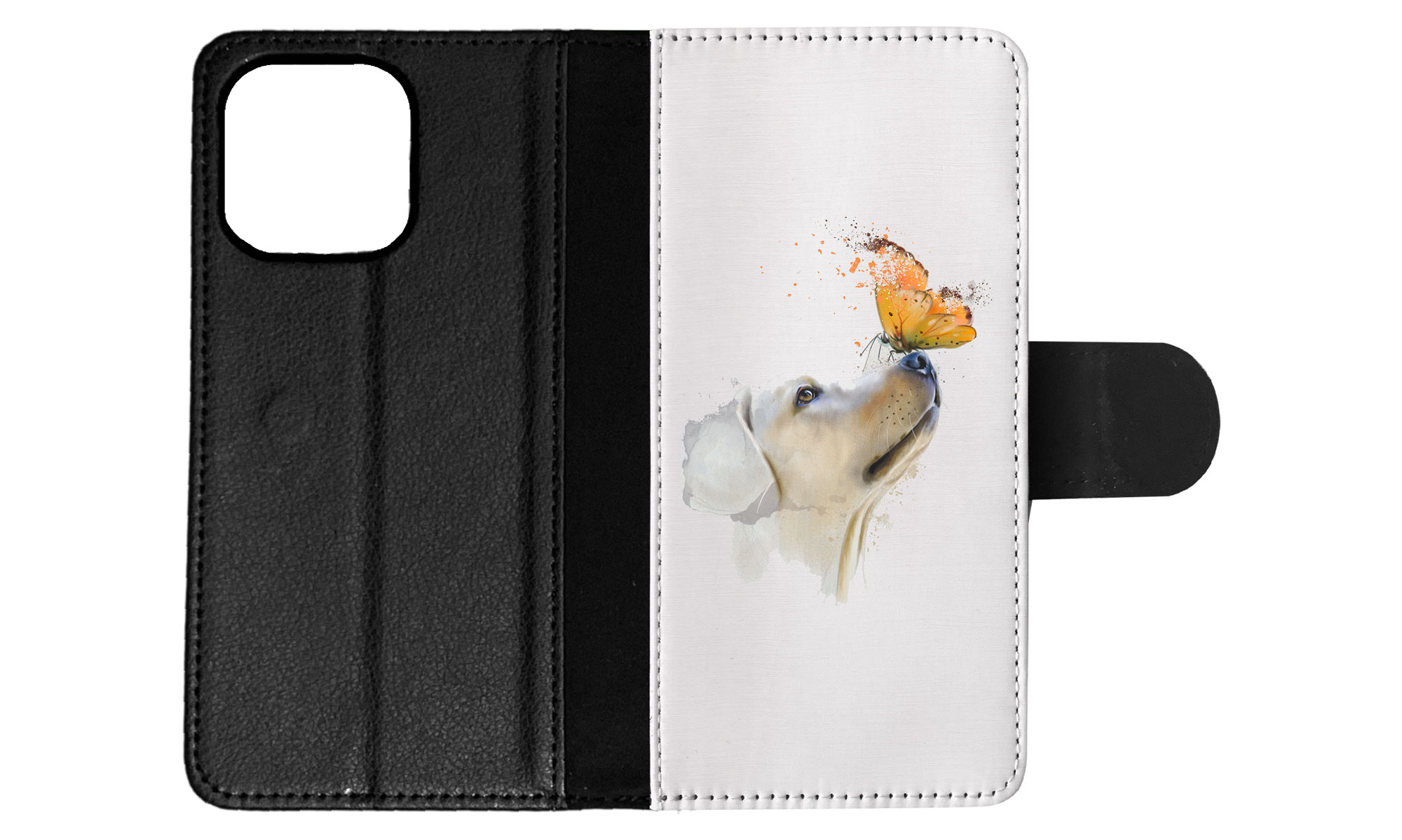 FLIP CASE FOR APPLE IPHONE|WATERCOLOUR DOG LABRADOR ART - Picture 49 of 193