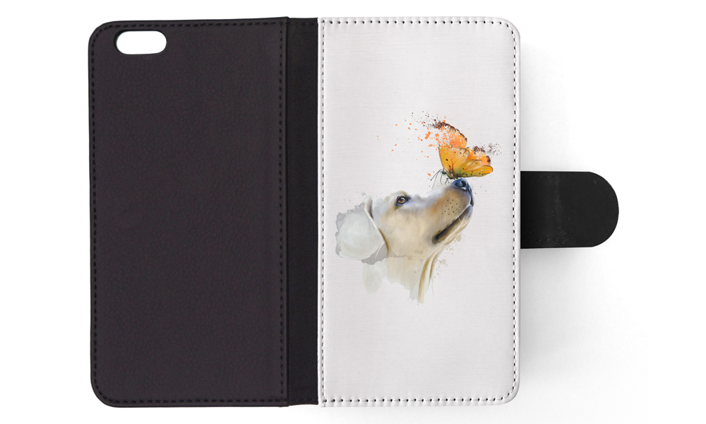FLIP CASE FOR APPLE IPHONE|WATERCOLOUR DOG LABRADOR ART - Picture 152 of 193