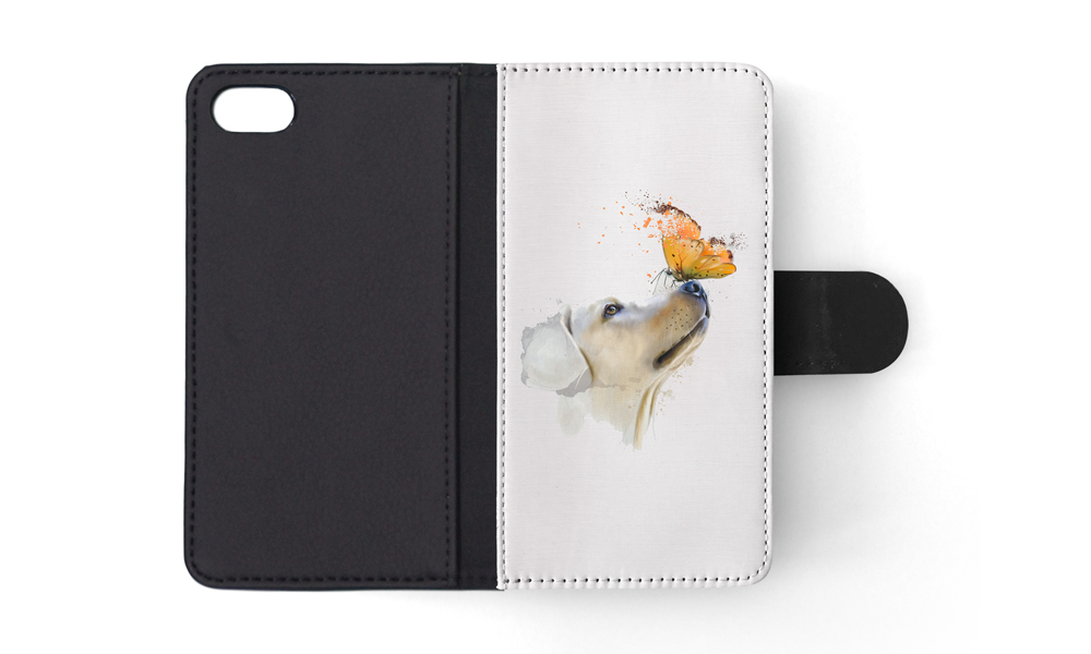 FLIP CASE FOR APPLE IPHONE|WATERCOLOUR DOG LABRADOR ART - Picture 137 of 193