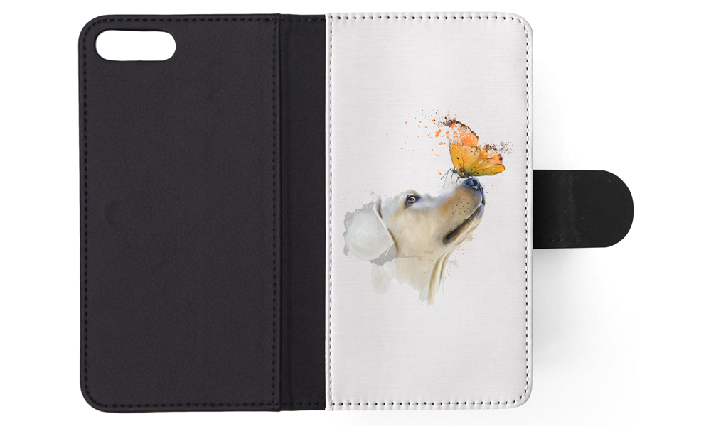 FLIP CASE FOR APPLE IPHONE|WATERCOLOUR DOG LABRADOR ART - Picture 132 of 193