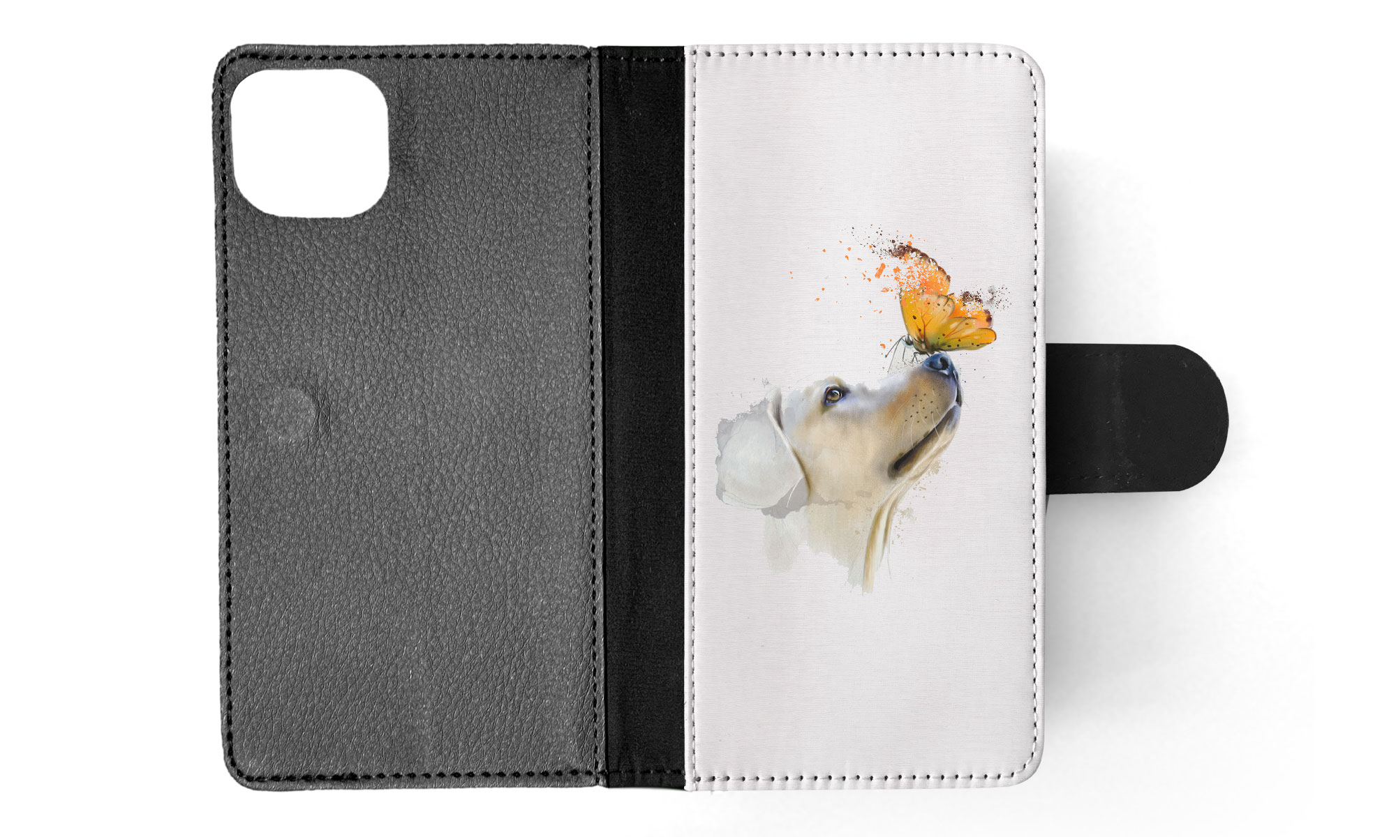 FLIP CASE FOR APPLE IPHONE|WATERCOLOUR DOG LABRADOR ART - Picture 39 of 193